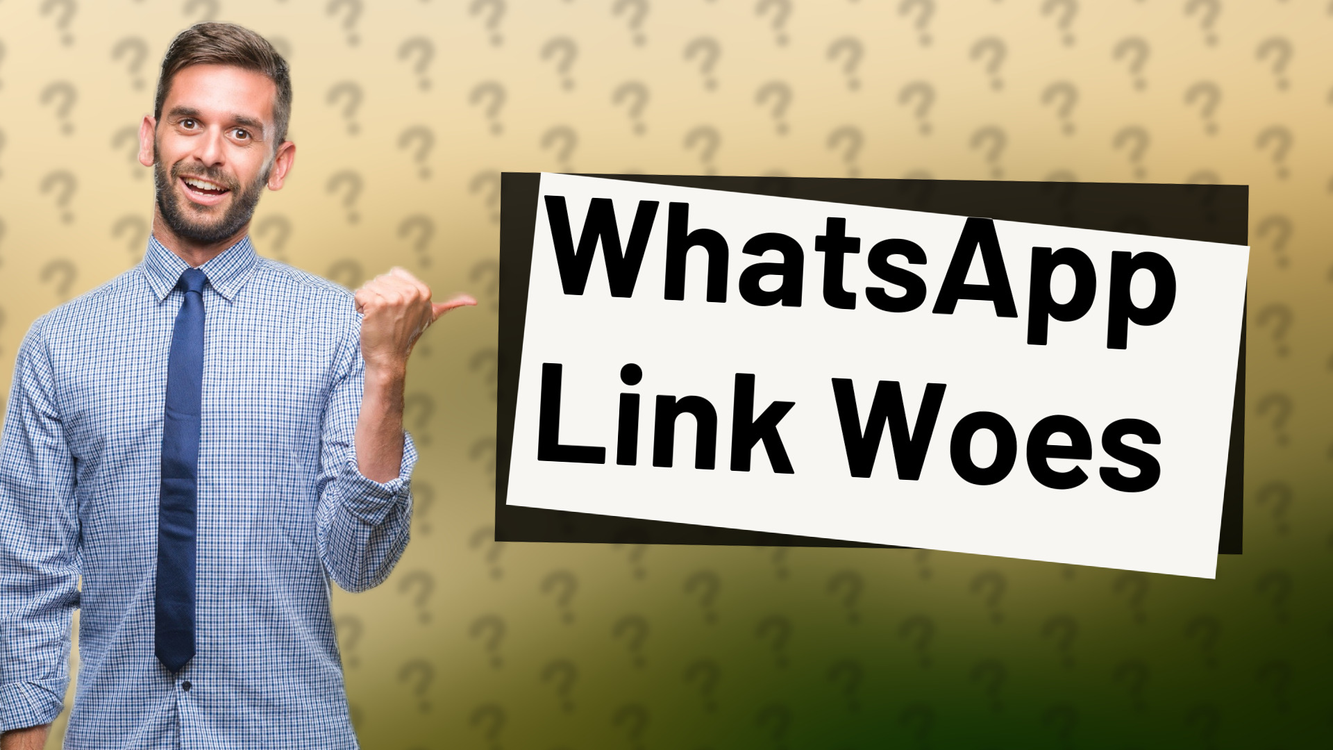 WhatsApp Link Woes