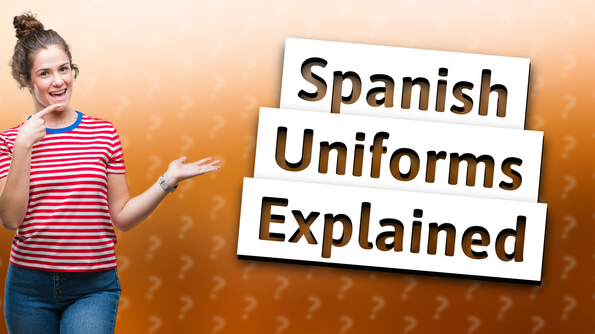 Spanish Uniforms Explained