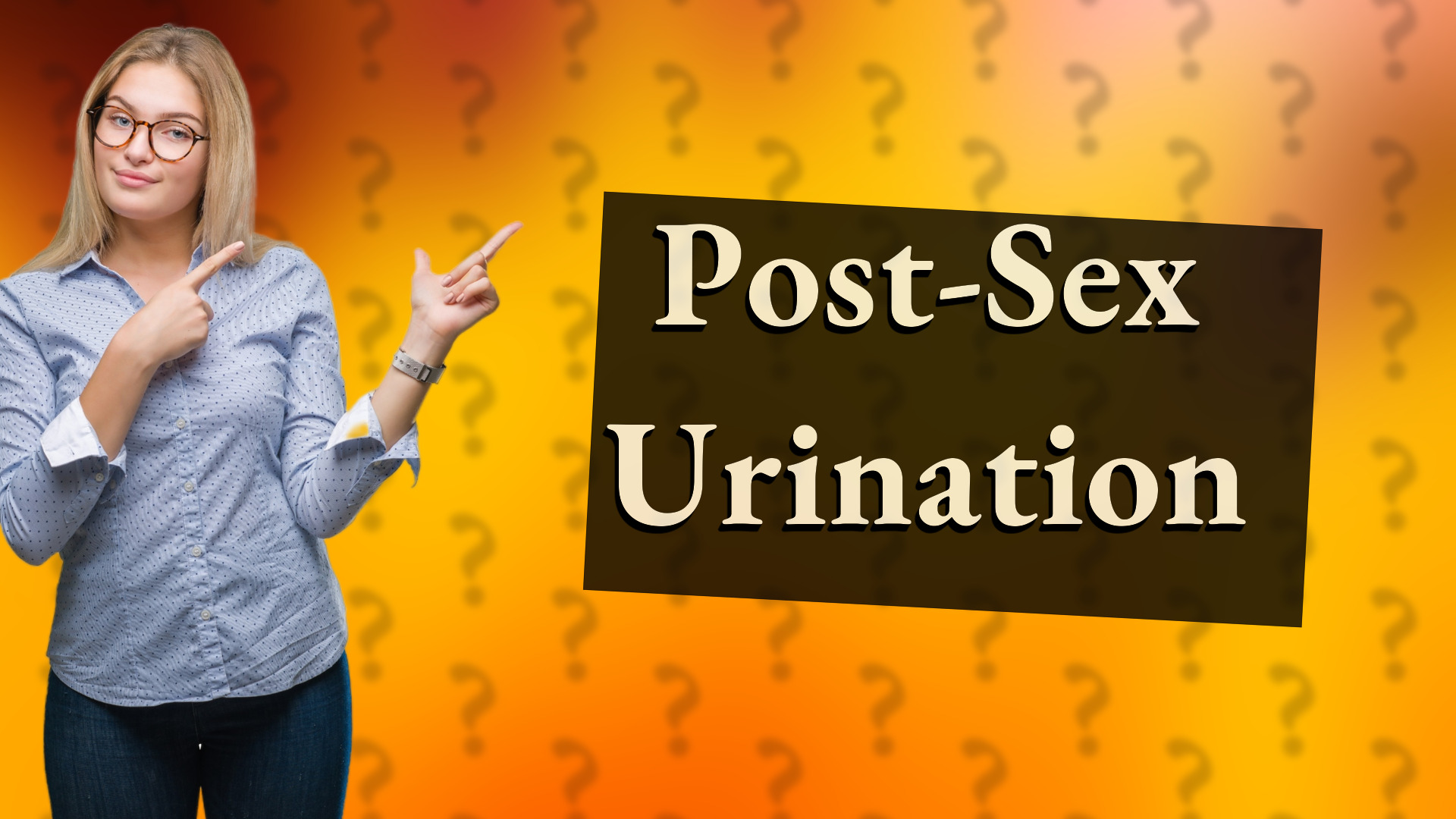 Post-Sex Urination