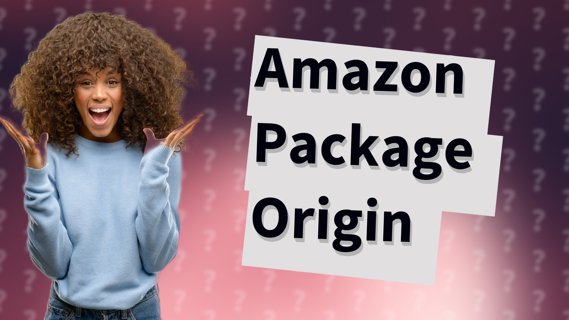 Amazon Package Origin