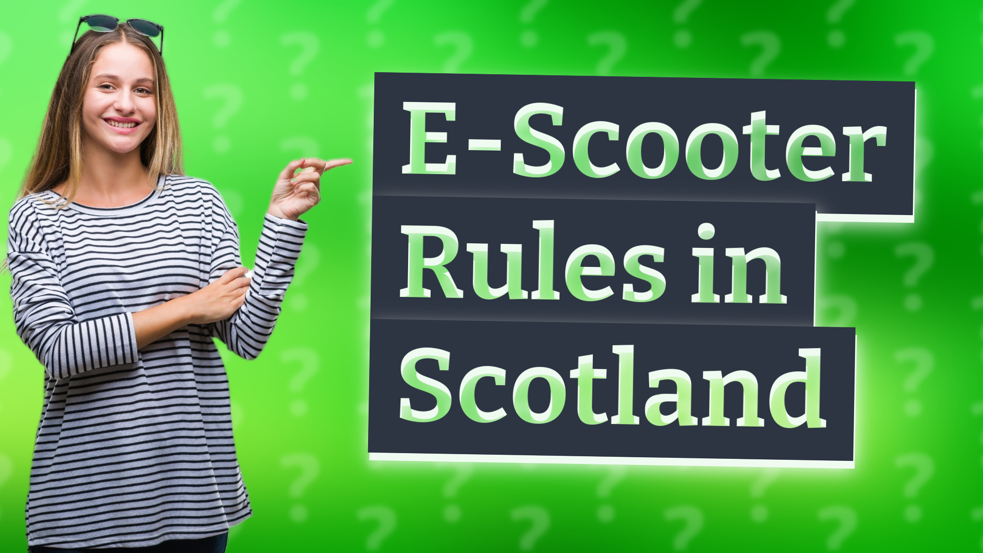 E-Scooter Rules in Scotland