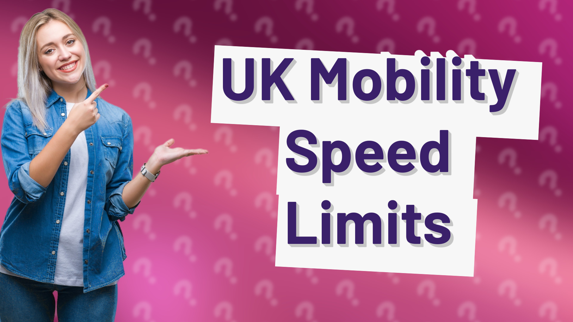 UK Mobility Speed Limits