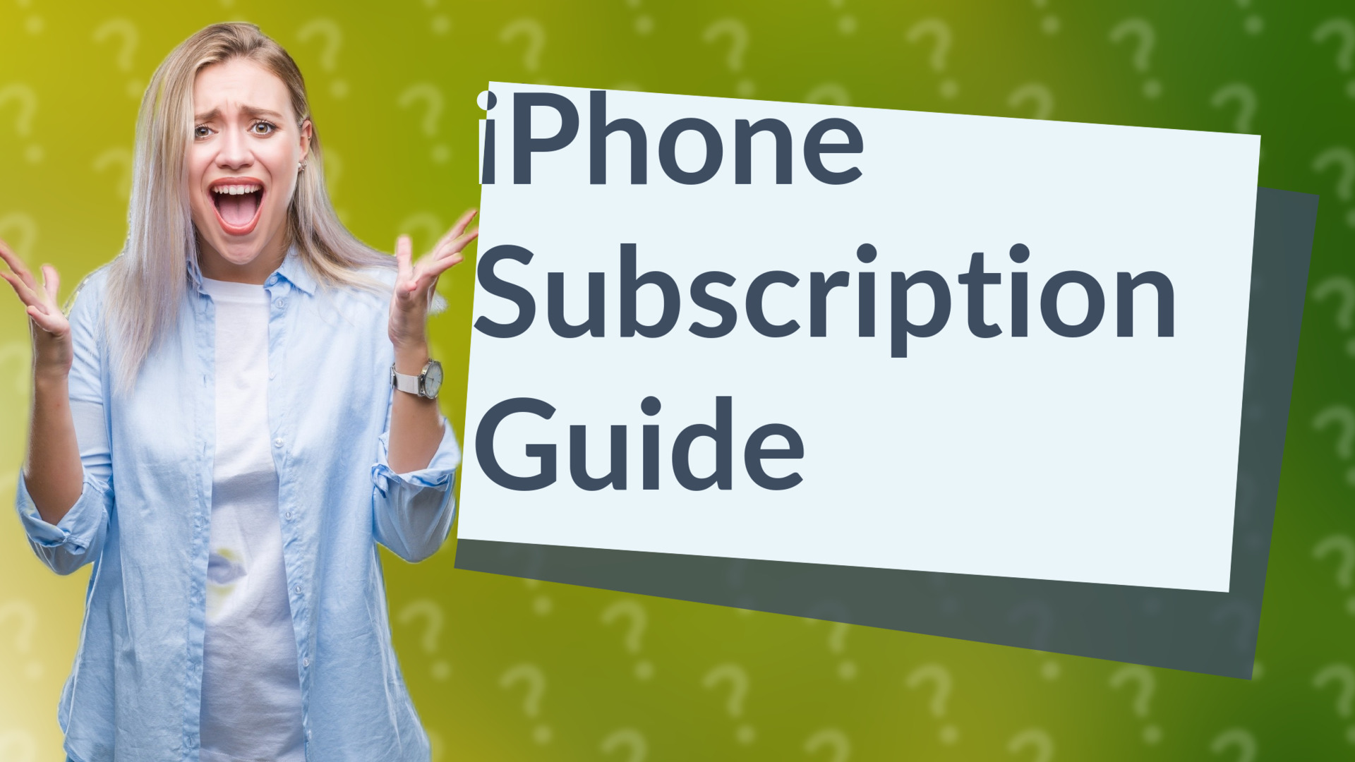 iPhone Subscription Guide