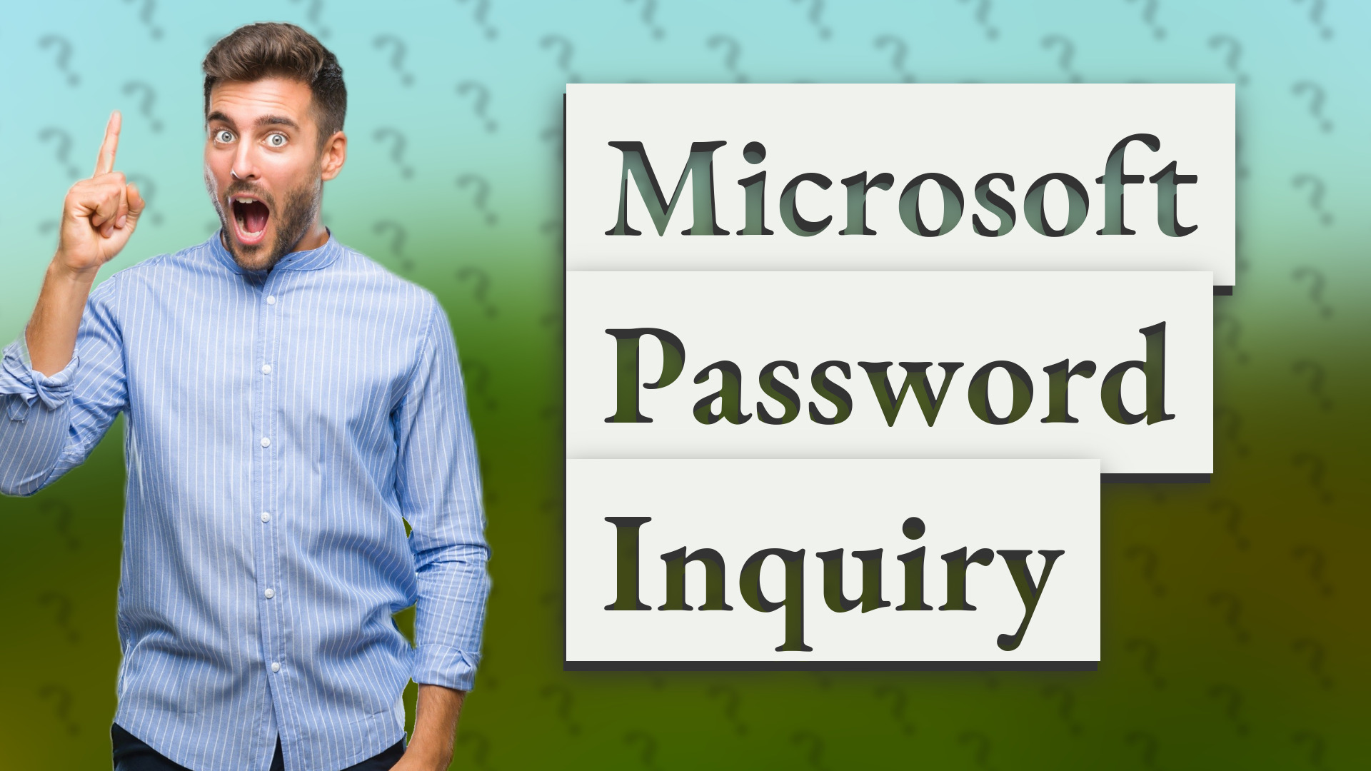 Microsoft Password Inquiry