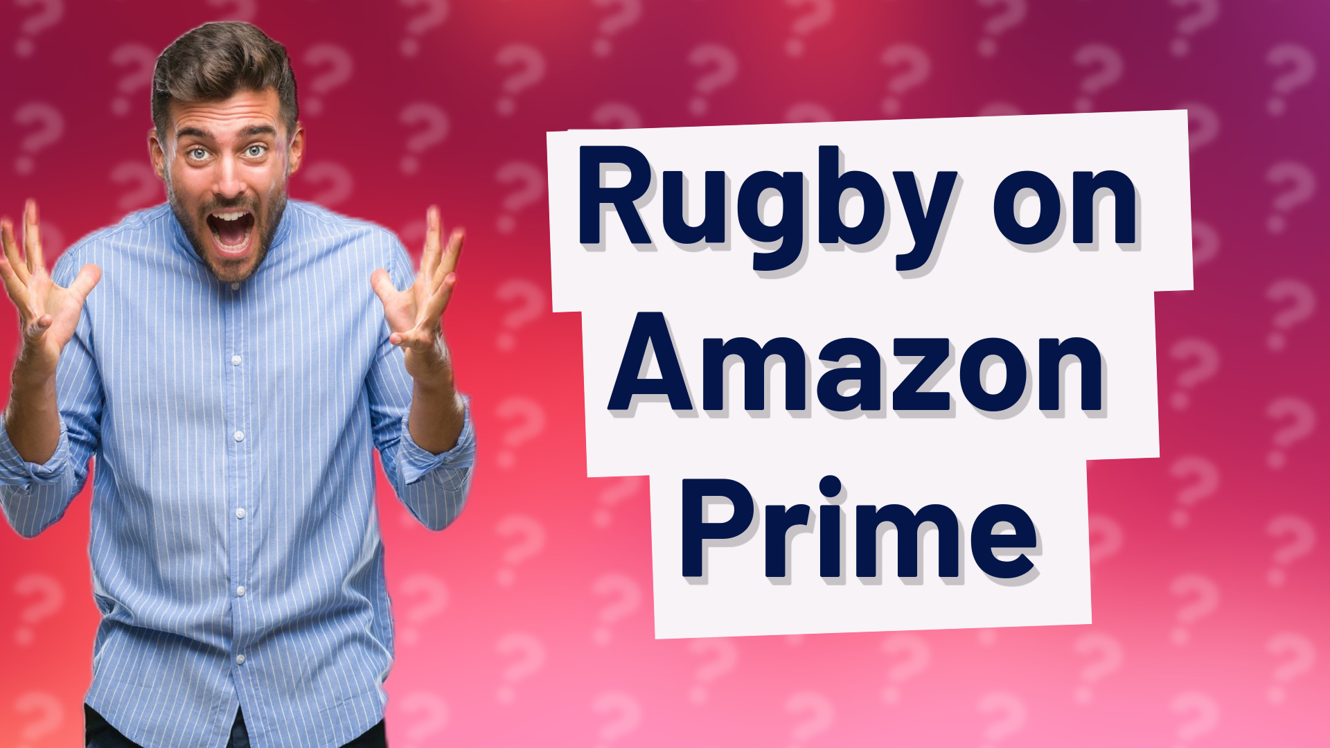 Rugby on Amazon Prime