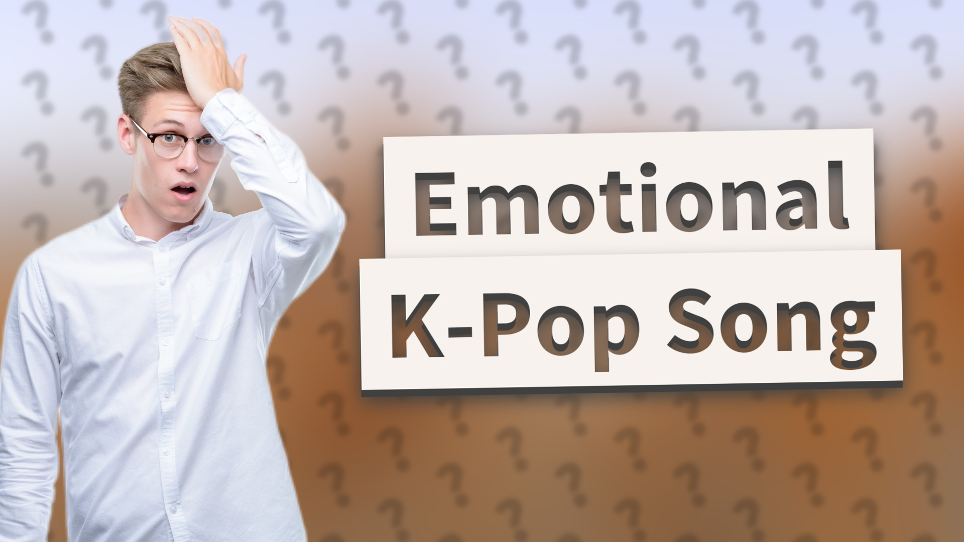 Emotional K-Pop Song