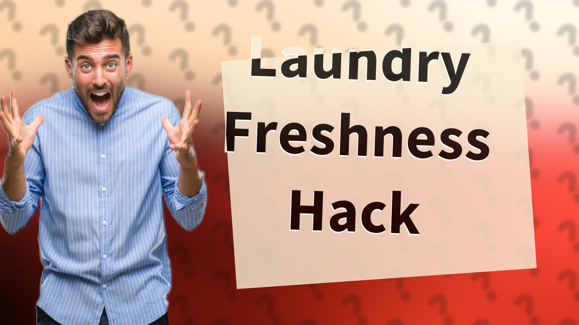 Laundry Freshness Hack