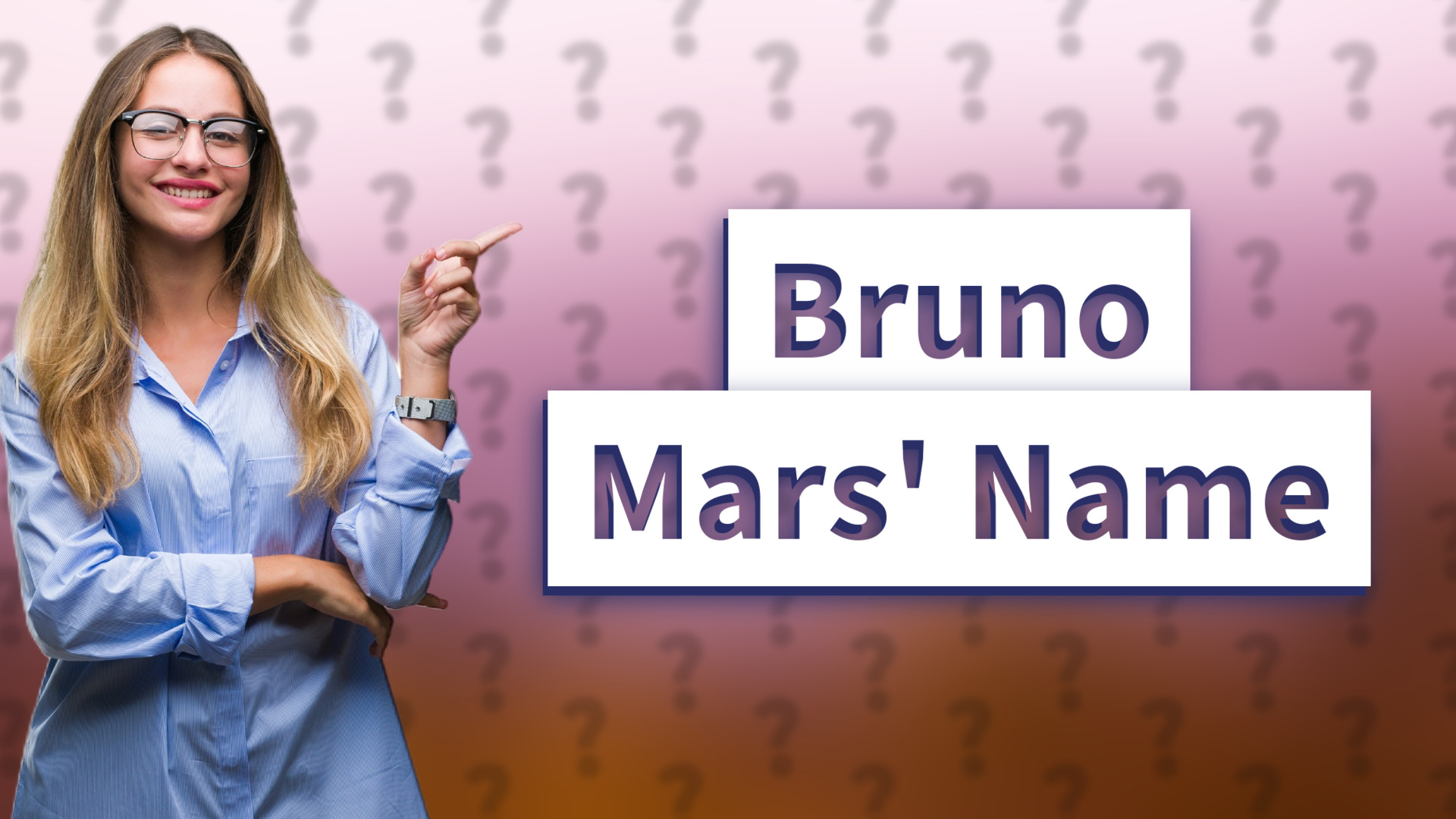 Bruno Mars' Name