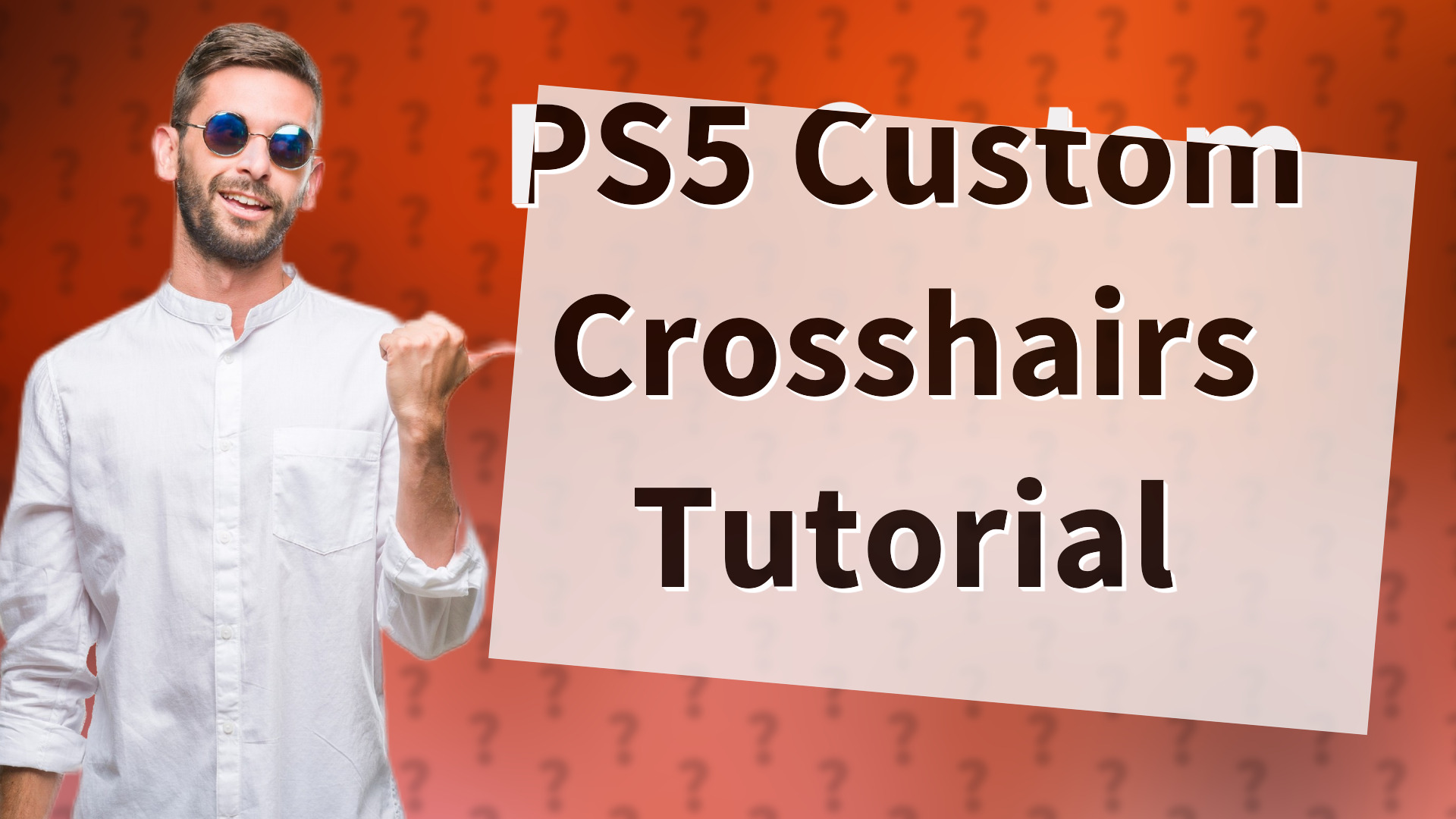 PS5 Custom Crosshairs Tutorial