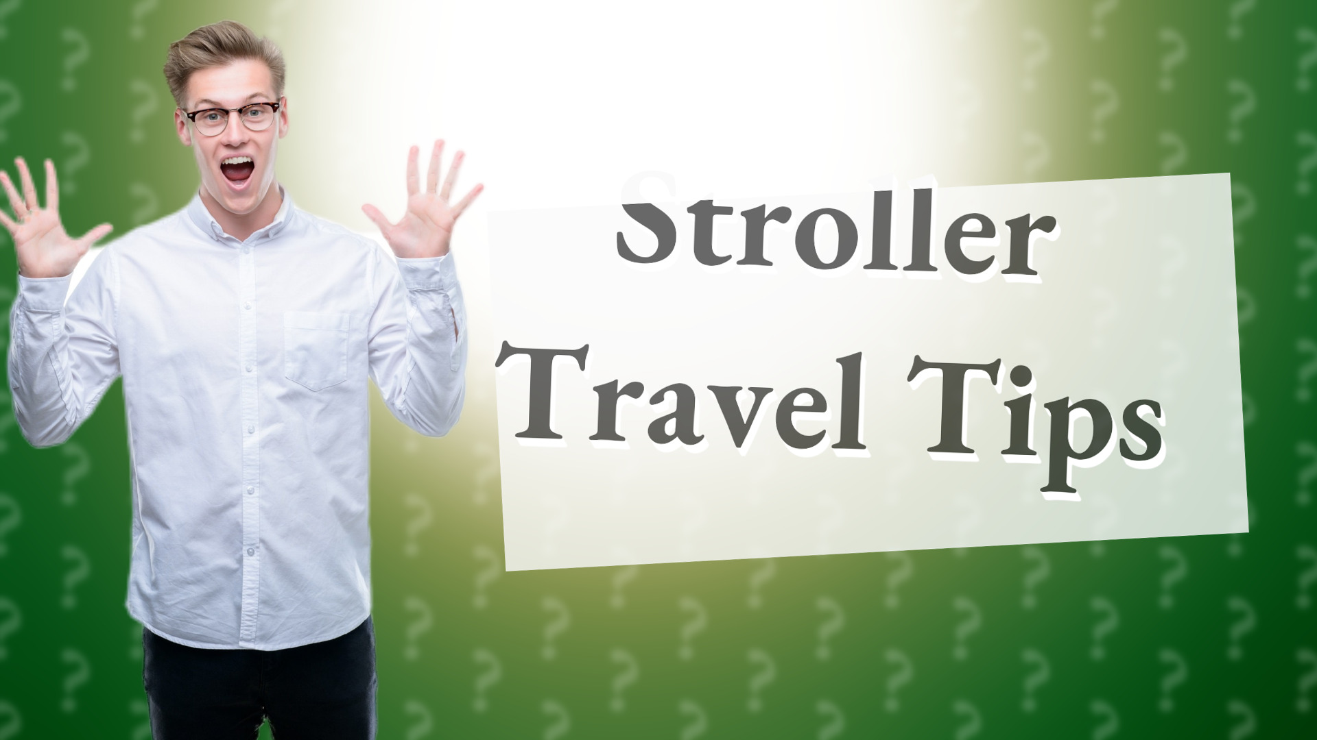 Stroller Travel Tips