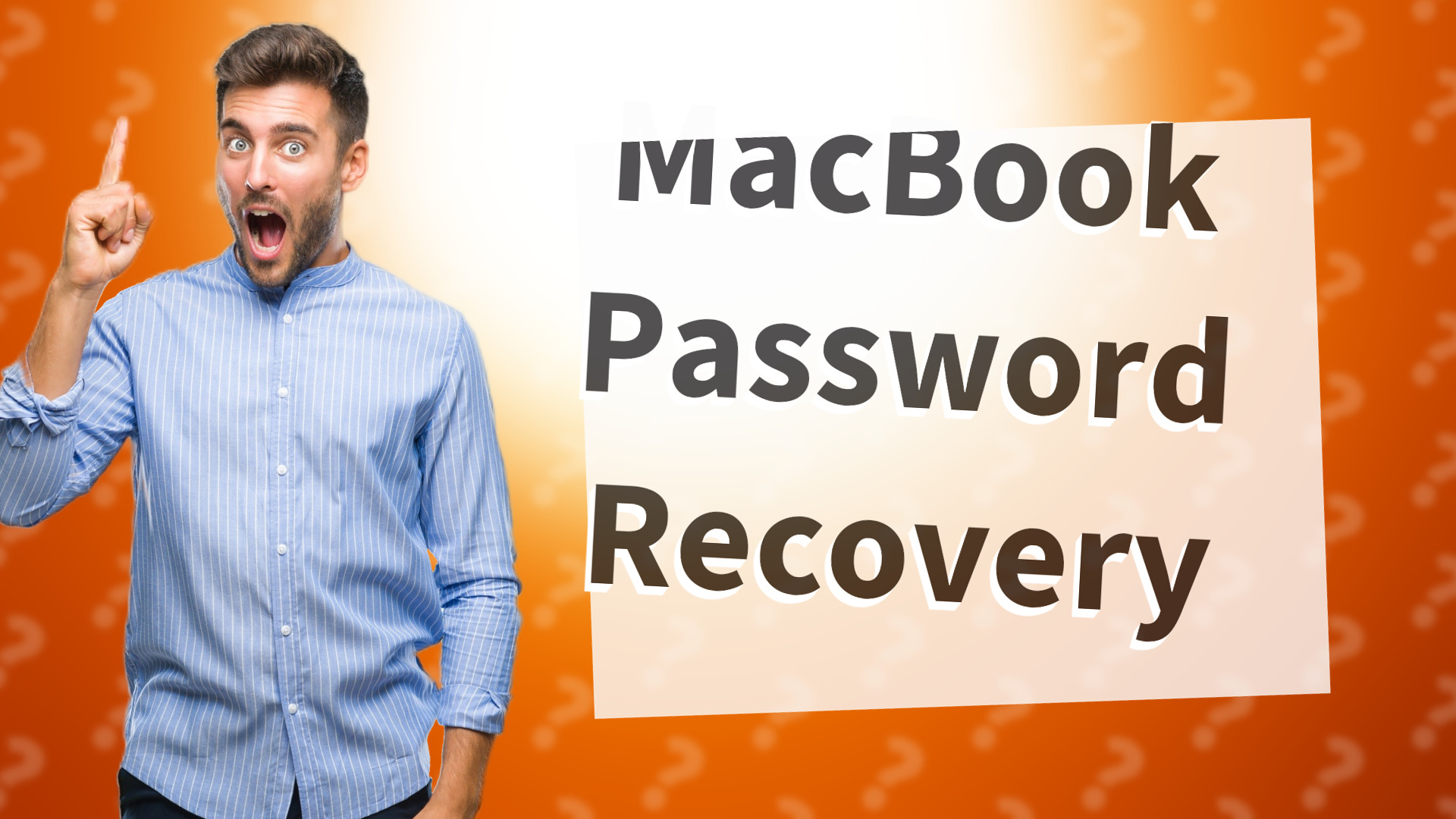 MacBook Password Recovery