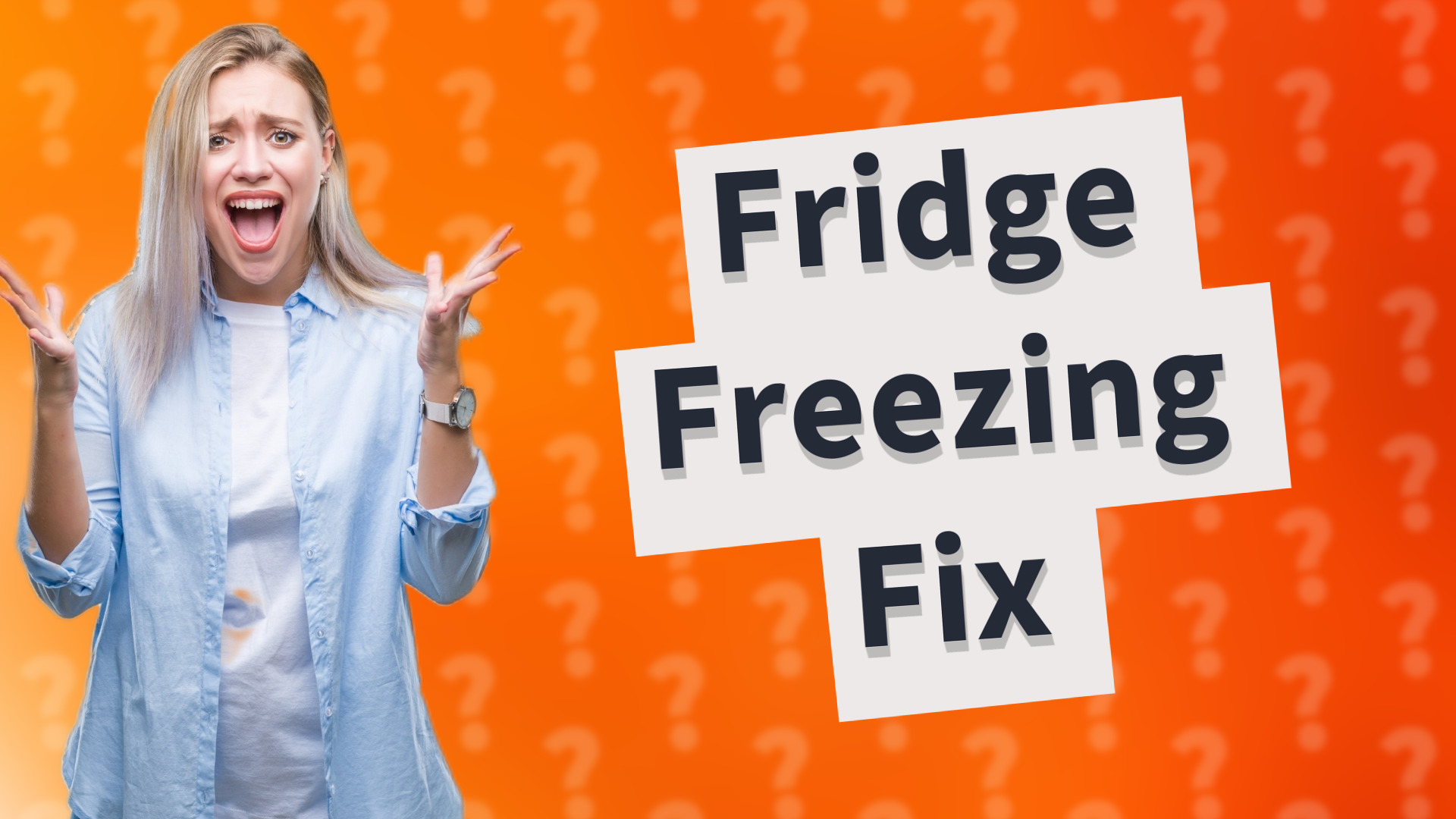 Fridge Freezing Fix
