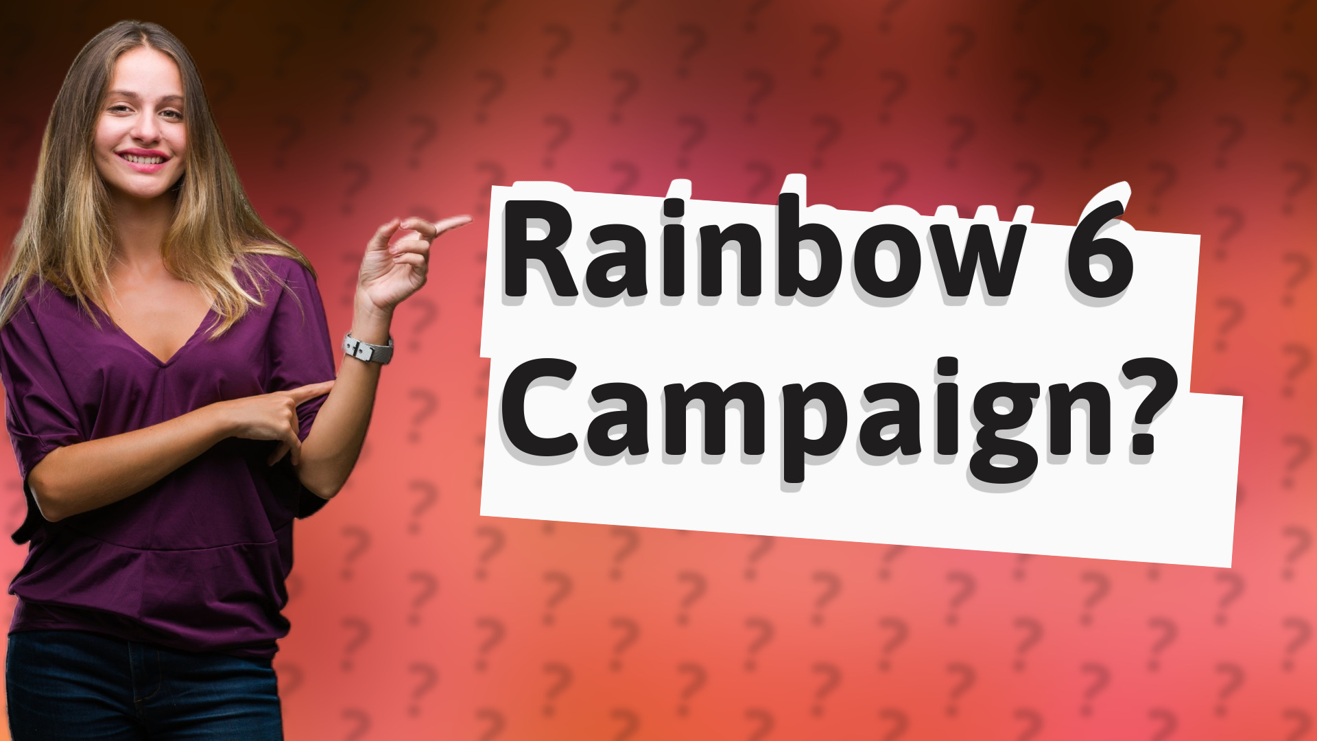 Rainbow 6 Campaign?