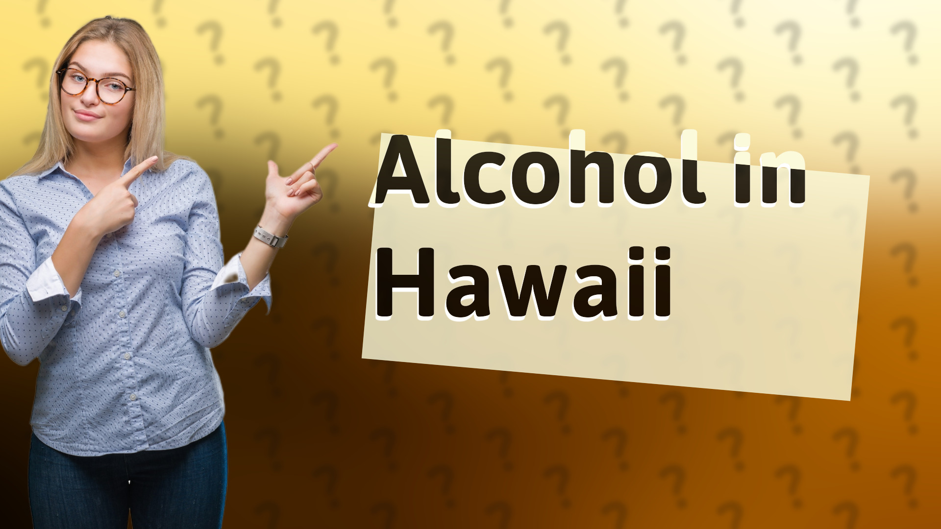 Alcohol in Hawaii