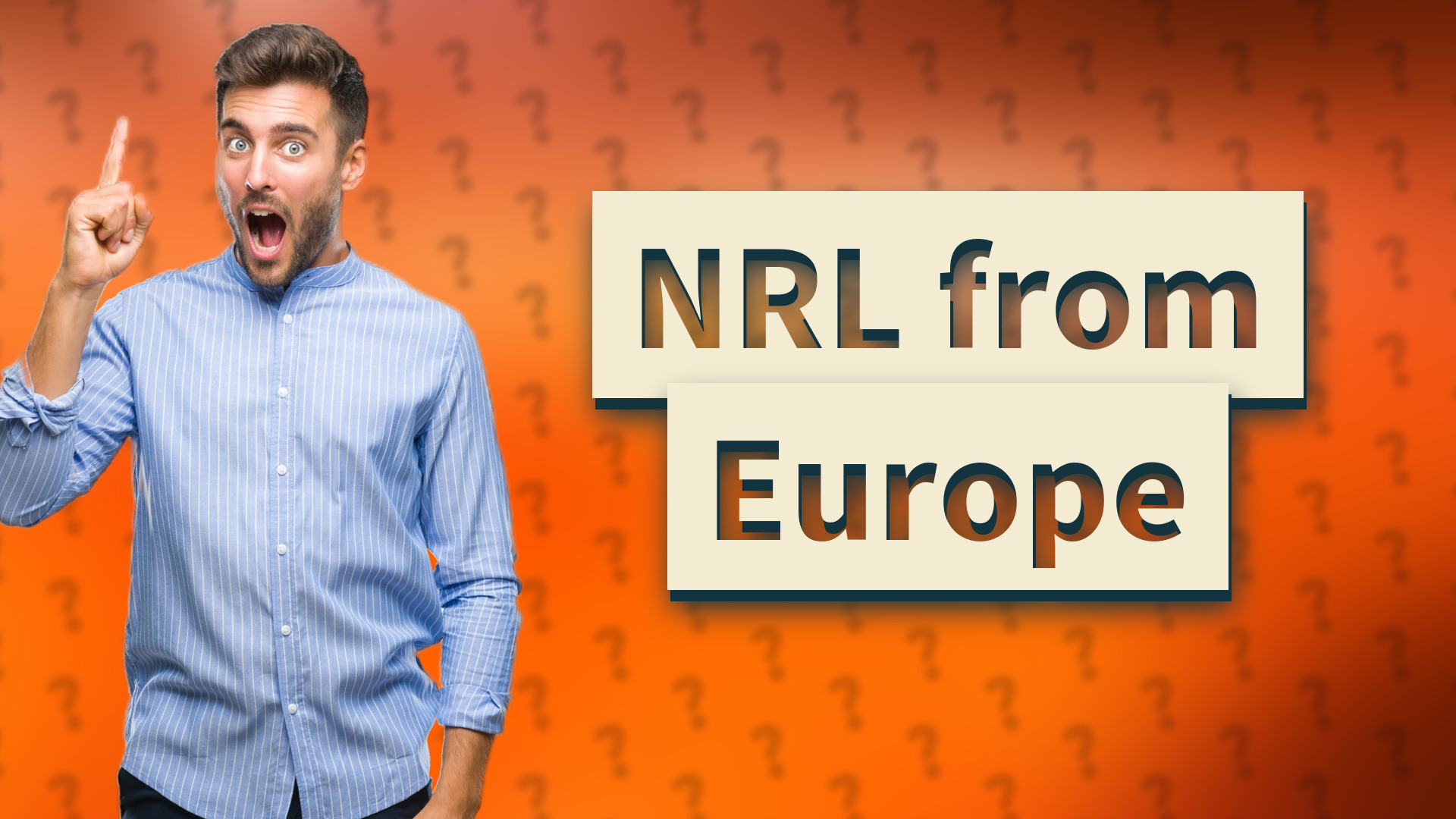 NRL from Europe