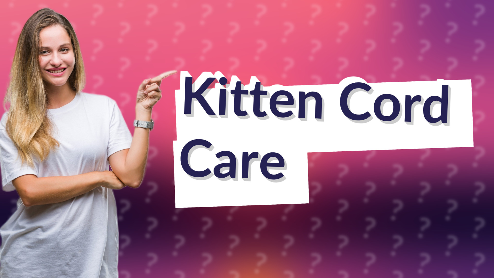 Kitten Cord Care