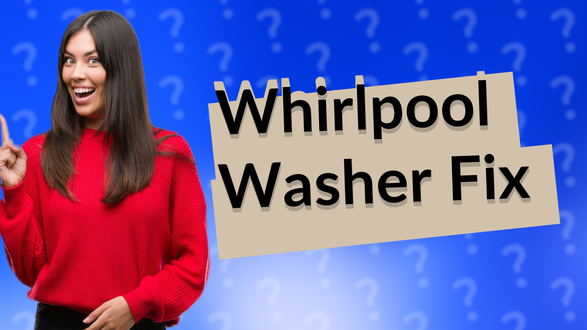Whirlpool Washer Fix