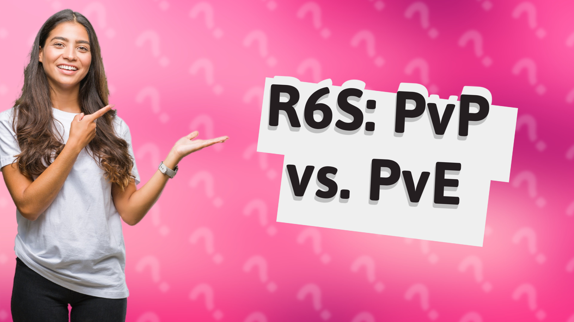 R6S: PvP vs. PvE