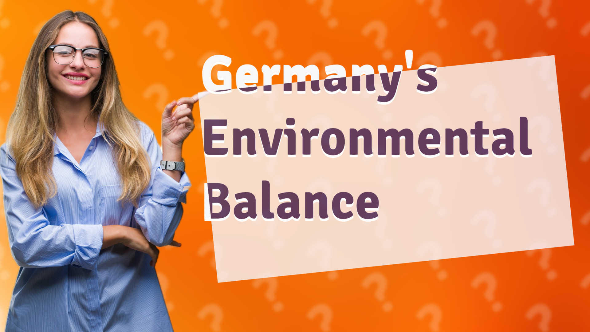 Germany's Environmental Balance
