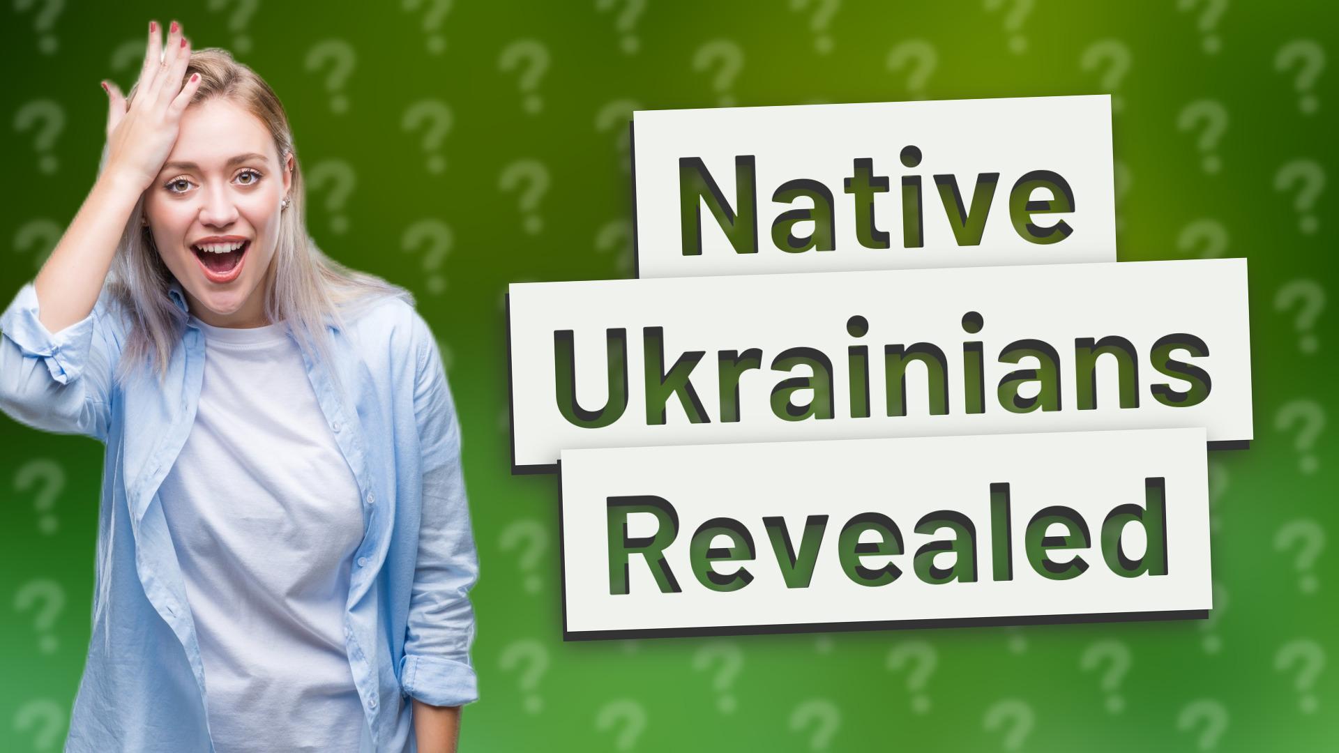 Native Ukrainians Revealed