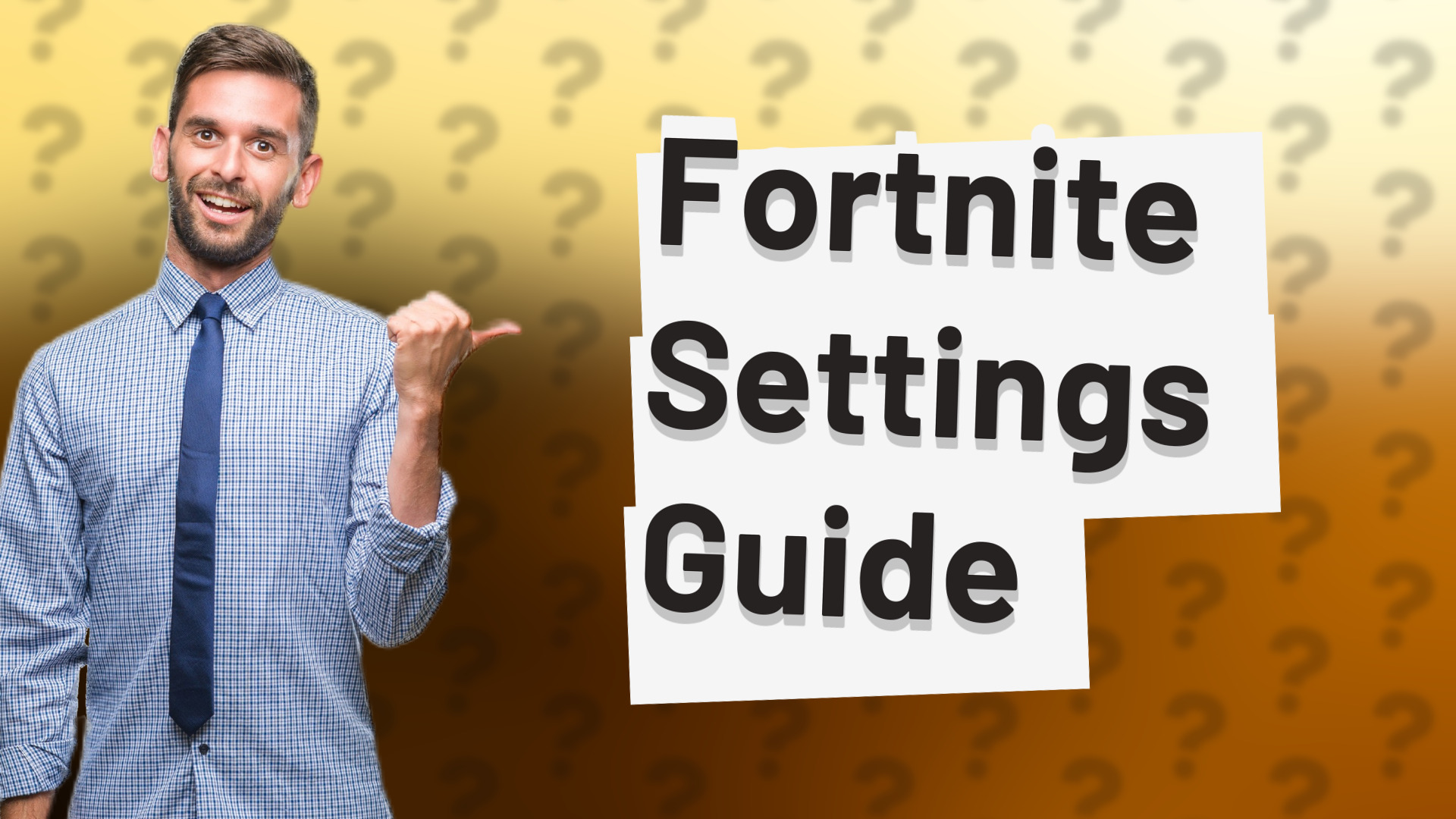 Fortnite Settings Guide