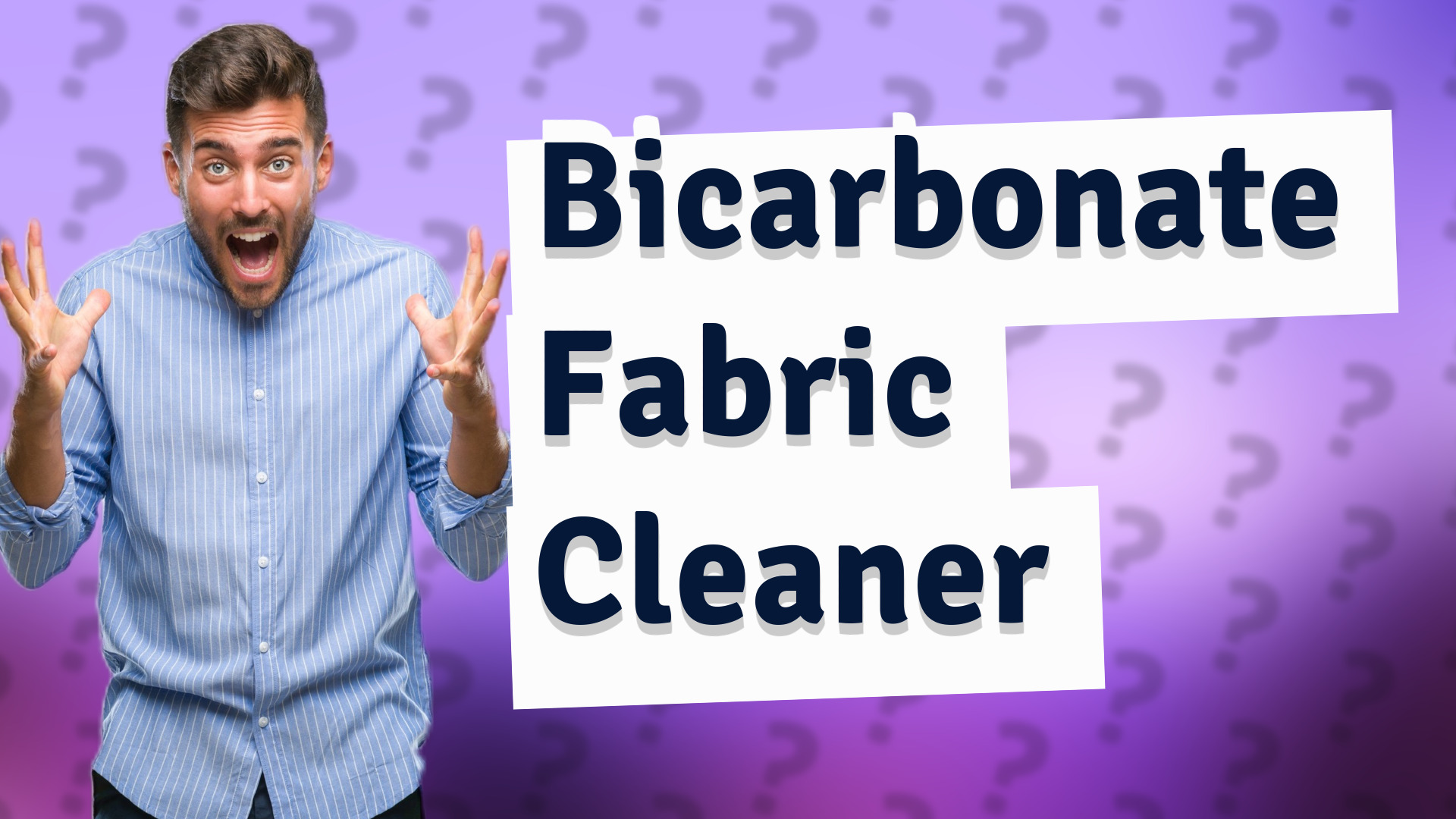 Bicarbonate Fabric Cleaner