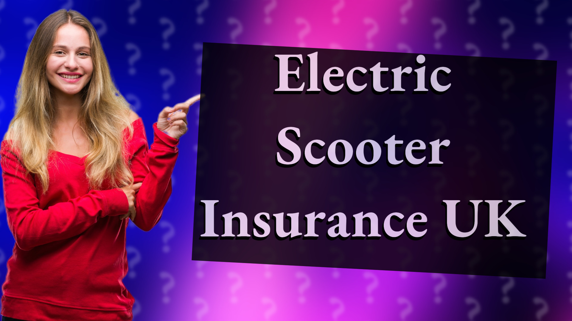 Electric Scooter Insurance UK