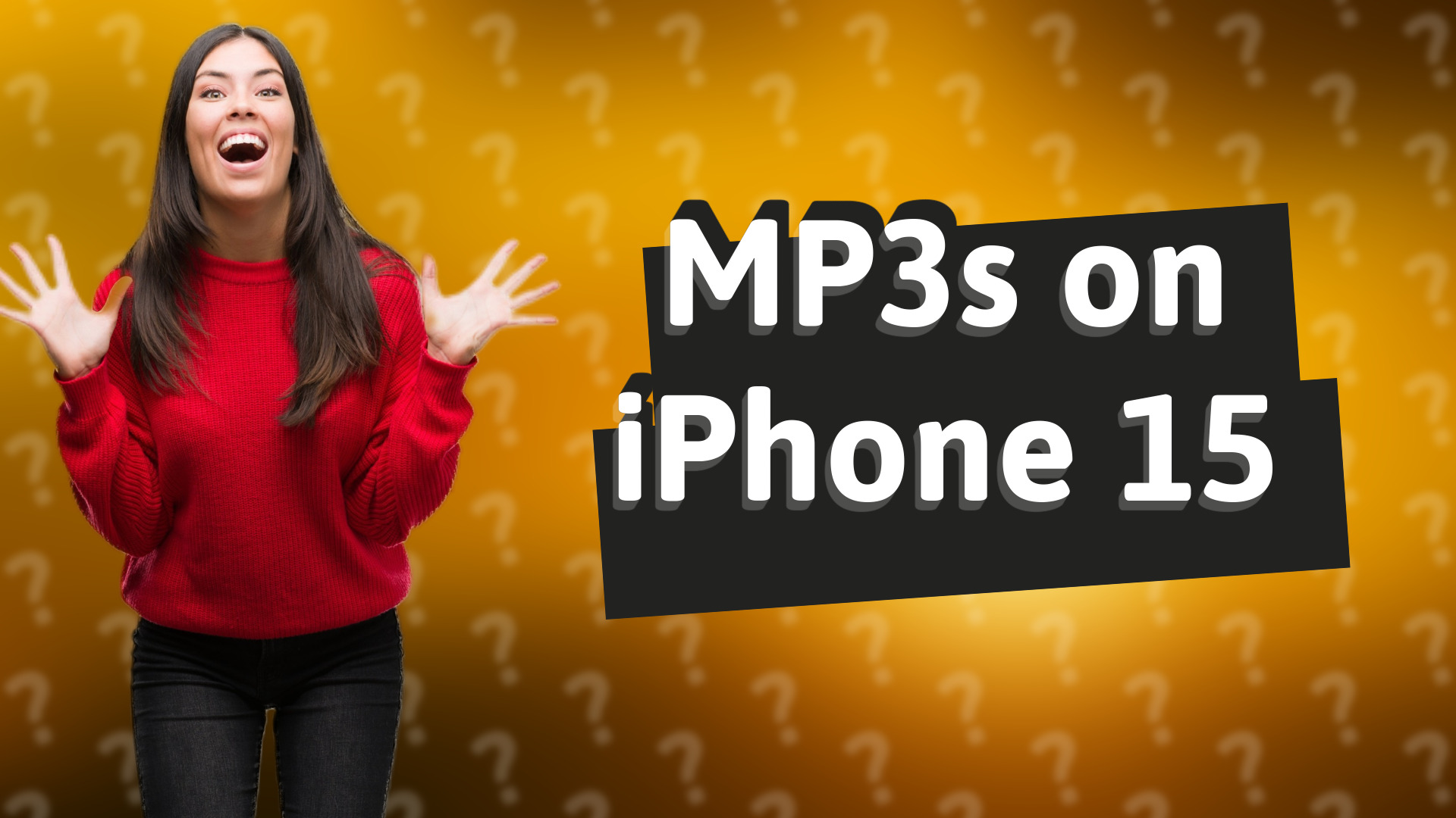 MP3s on iPhone 15