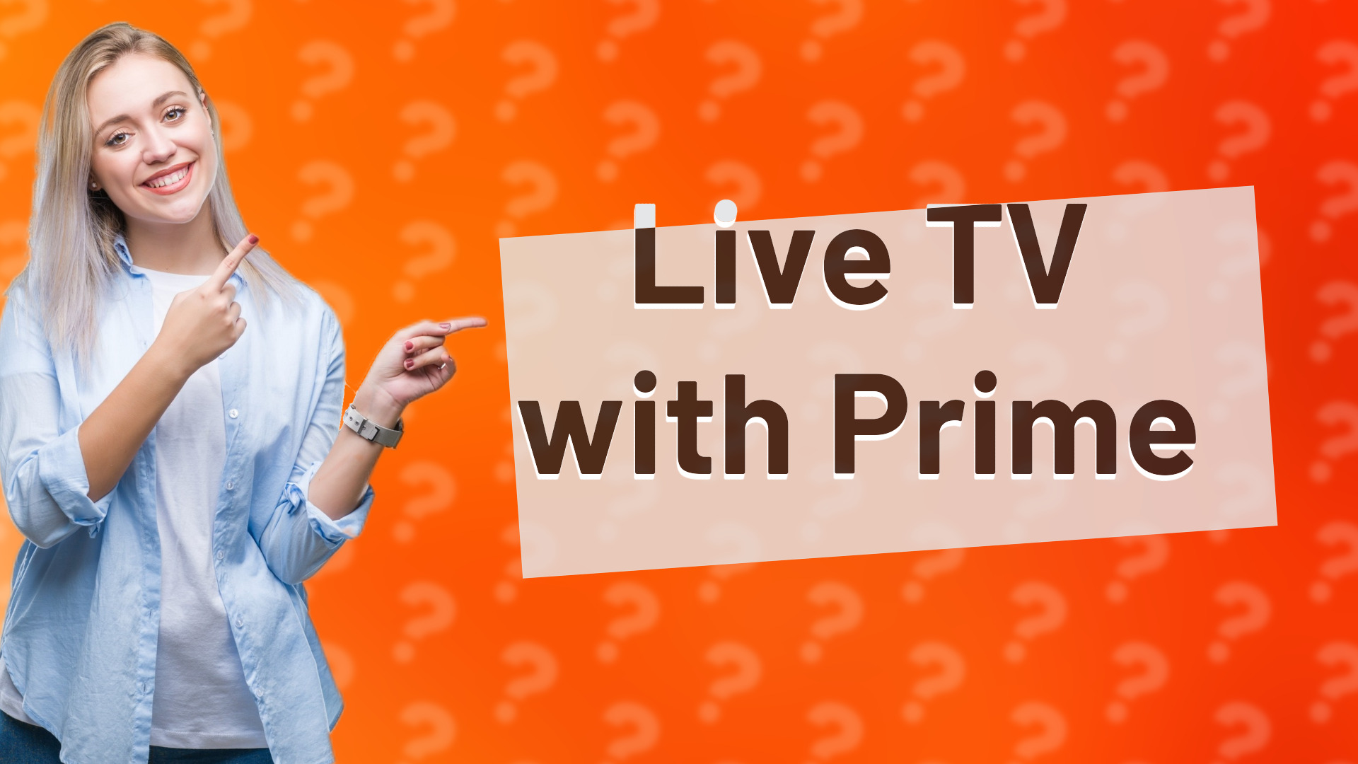 Live TV with Prime