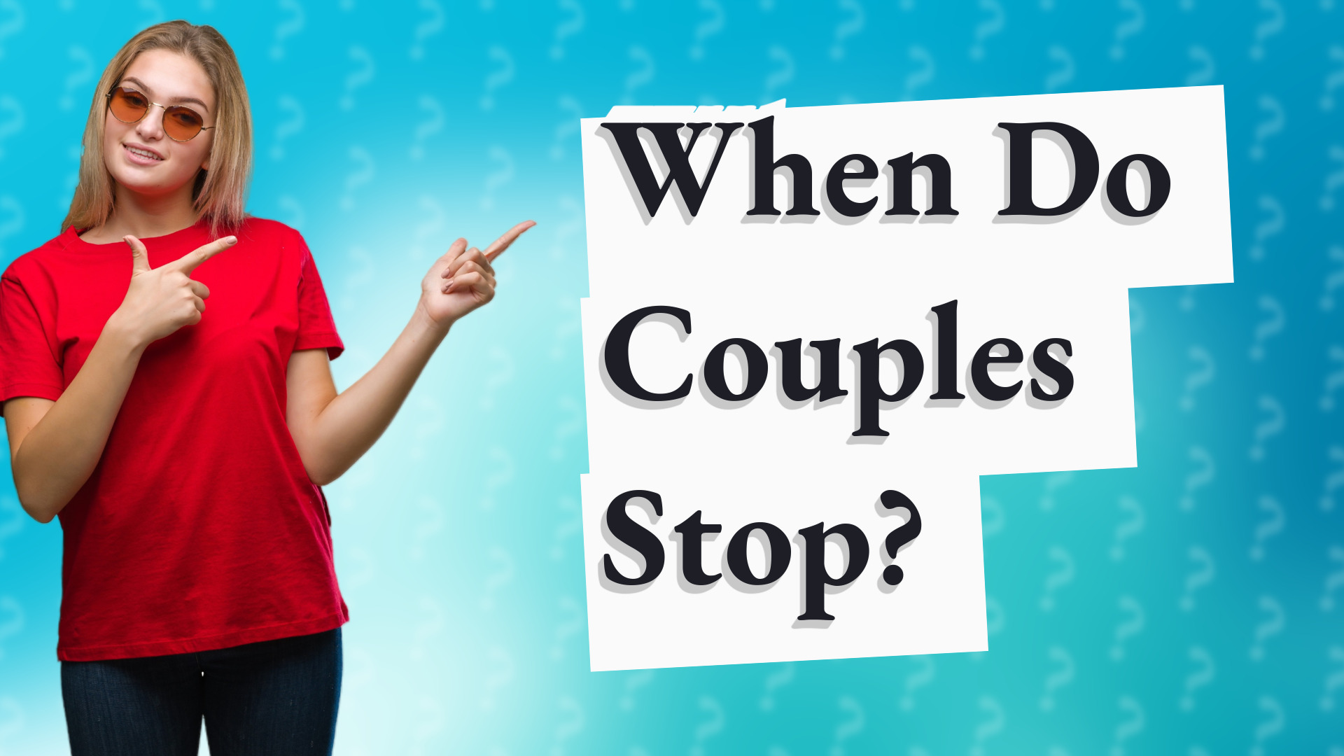 When Do Couples Stop?