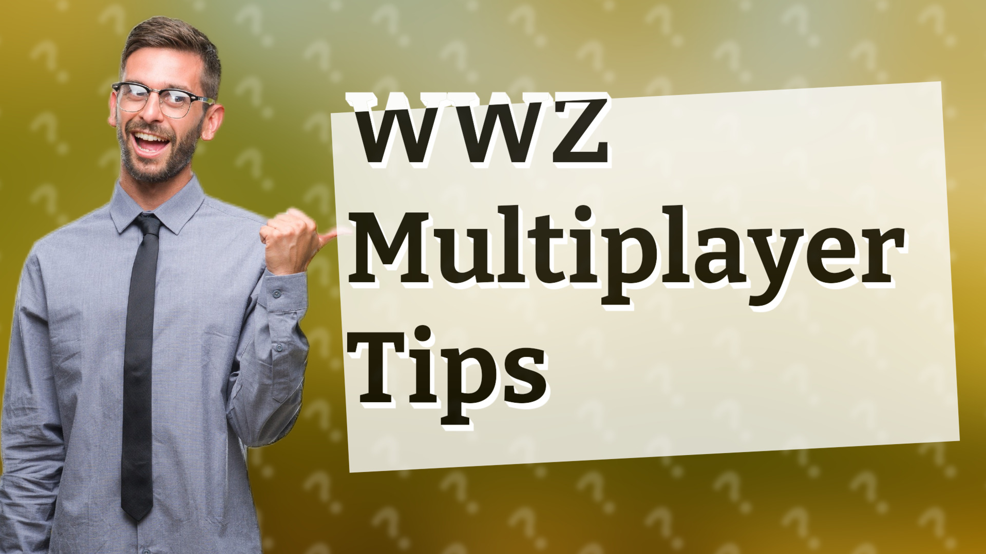 WWZ Multiplayer Tips