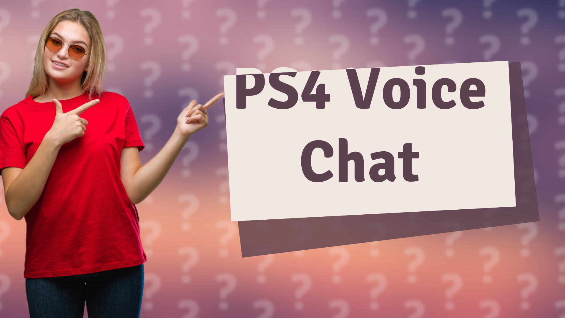 PS4 Voice Chat