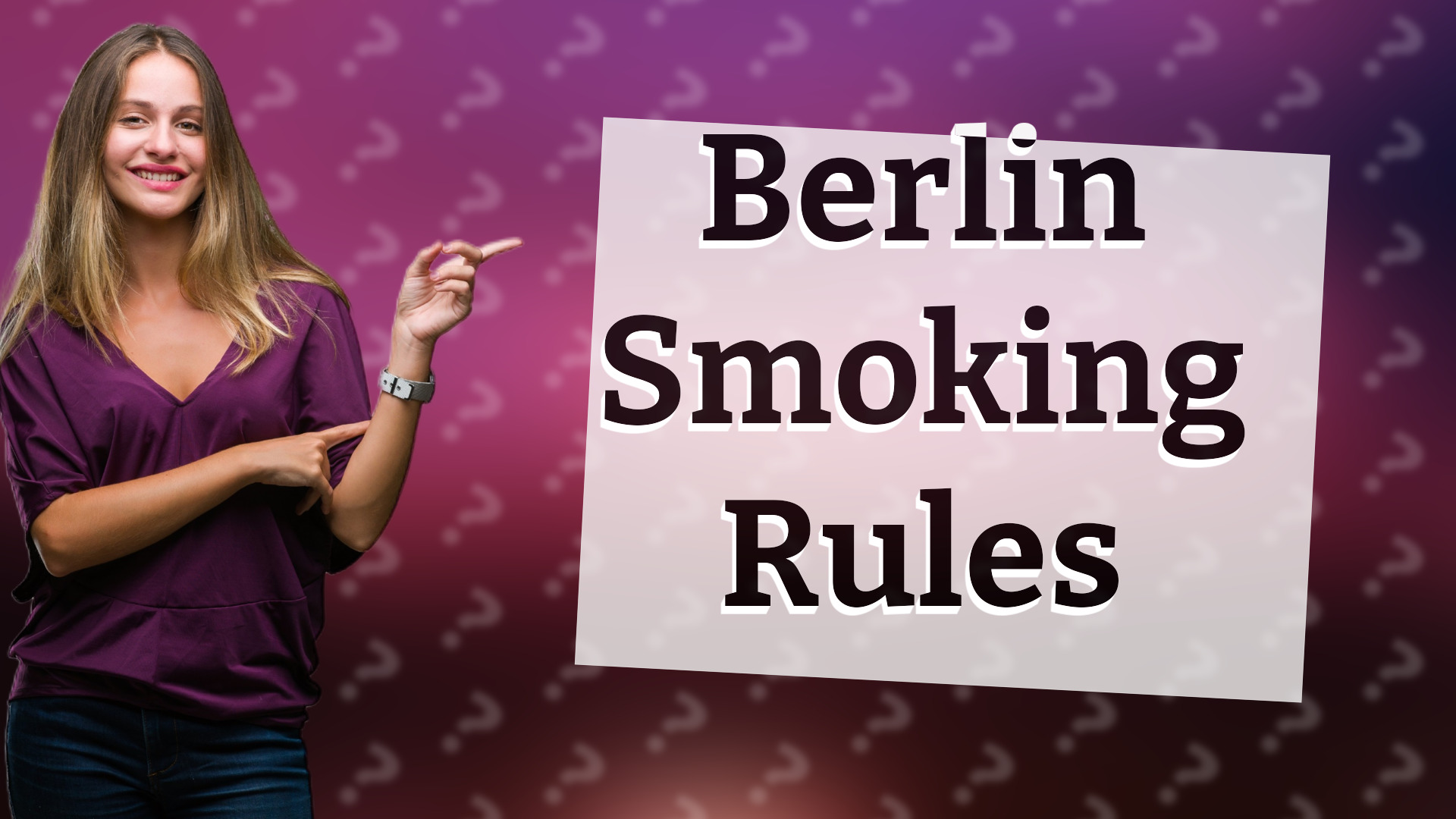 Berlin Smoking Rules