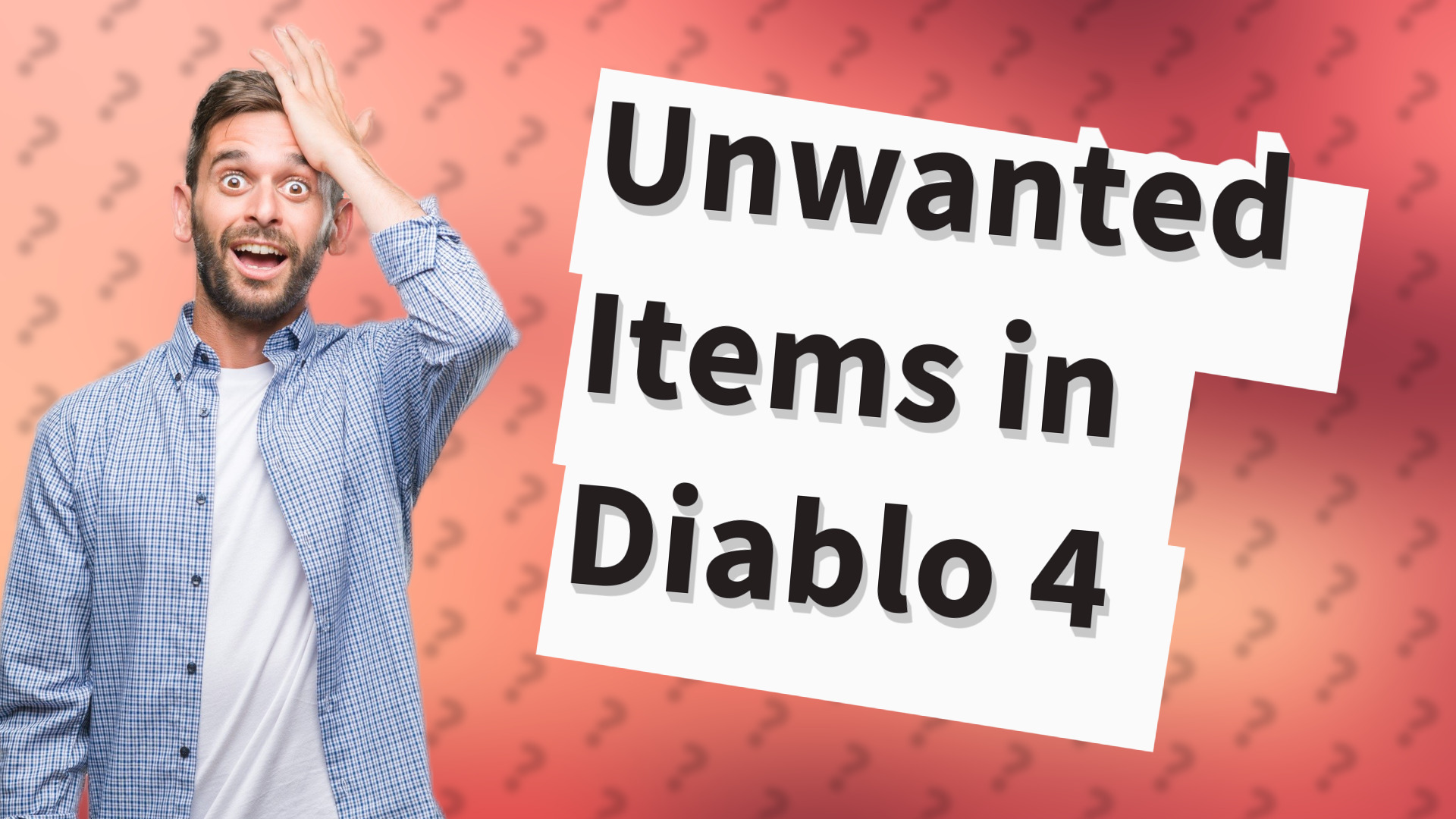 Unwanted Items in Diablo 4