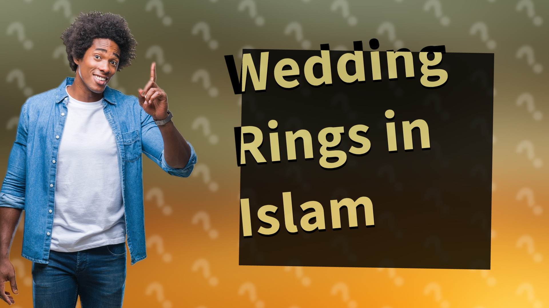 Wedding Rings in Islam