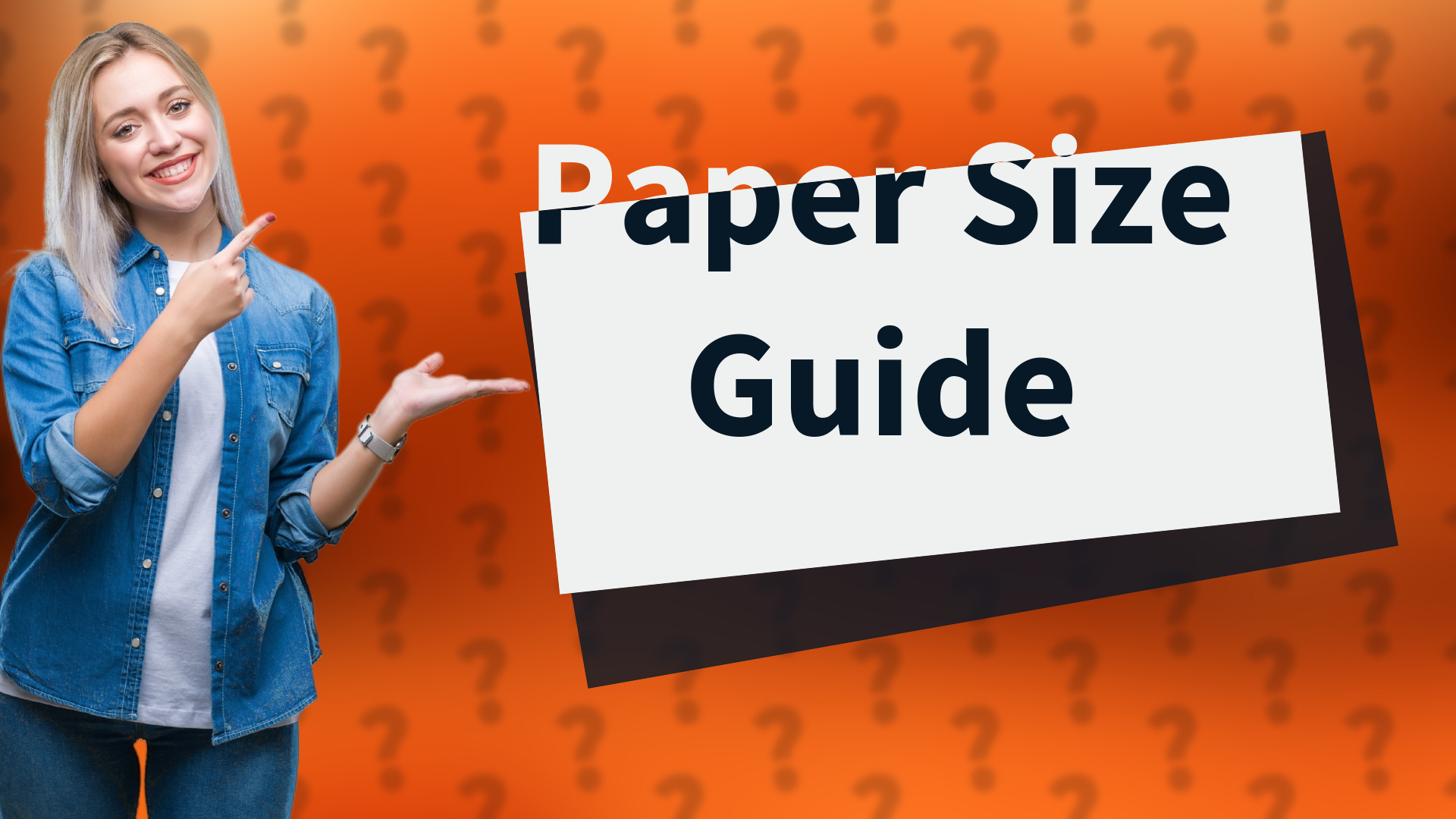 Paper Size Guide