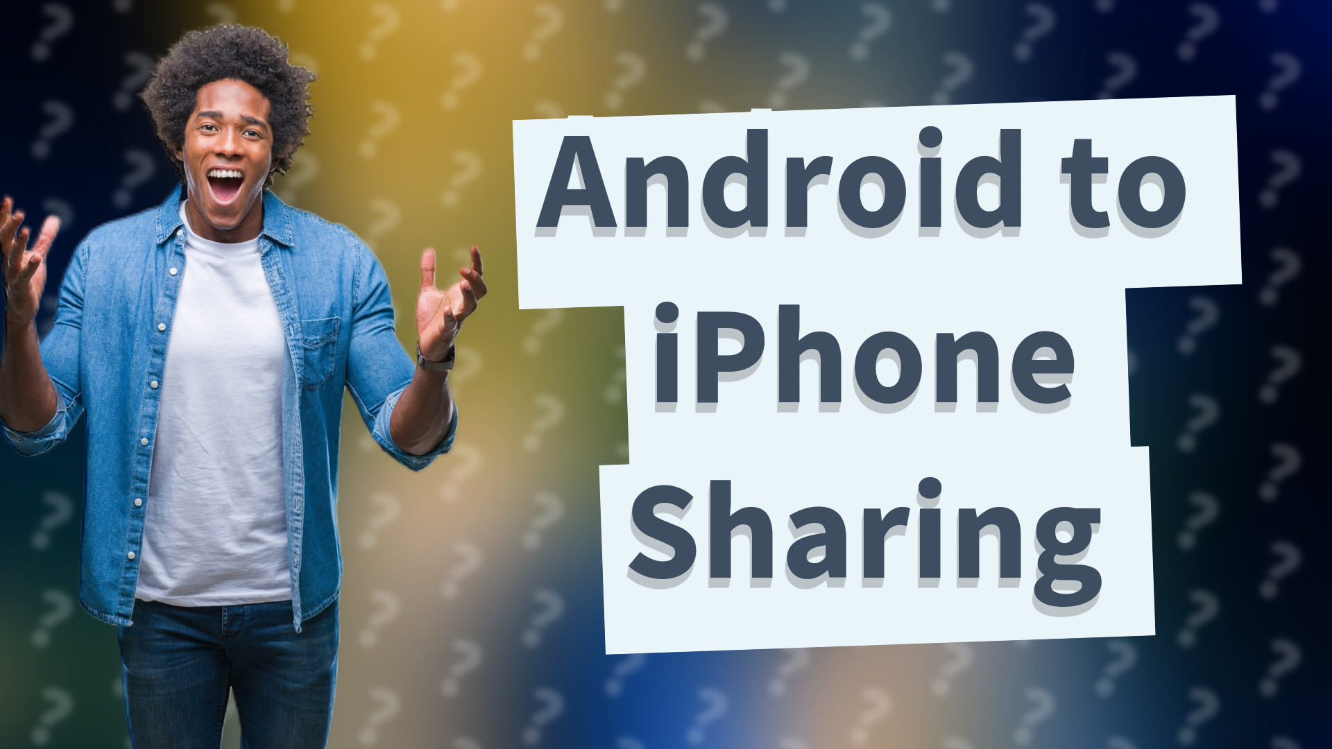Android to iPhone Sharing