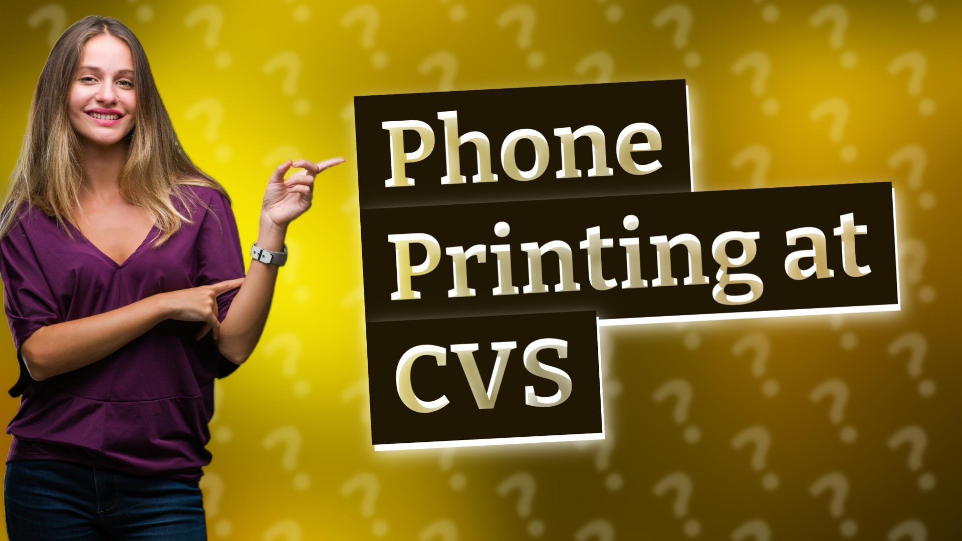 Phone Printing at CVS