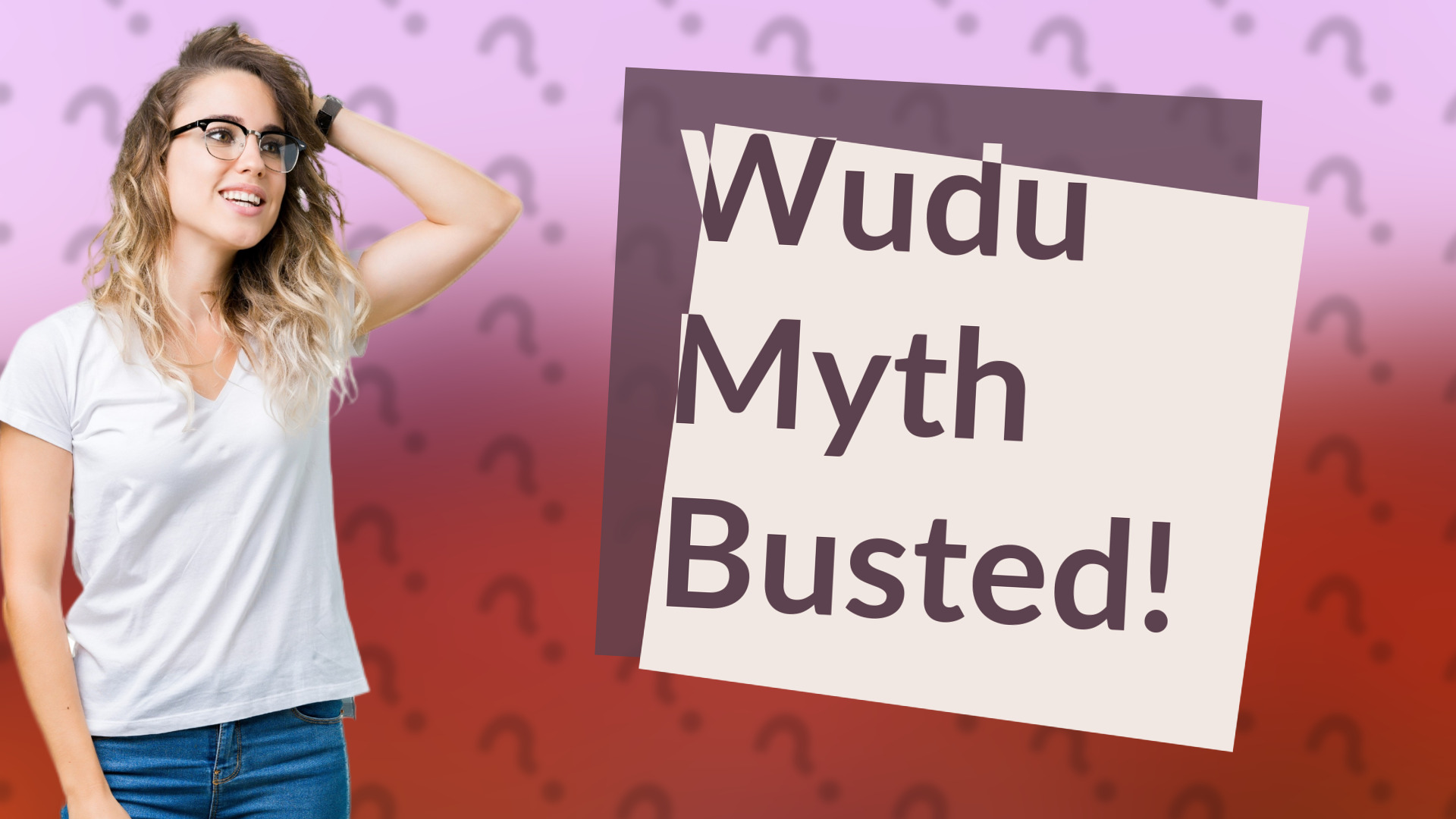 Wudu Myth Busted!