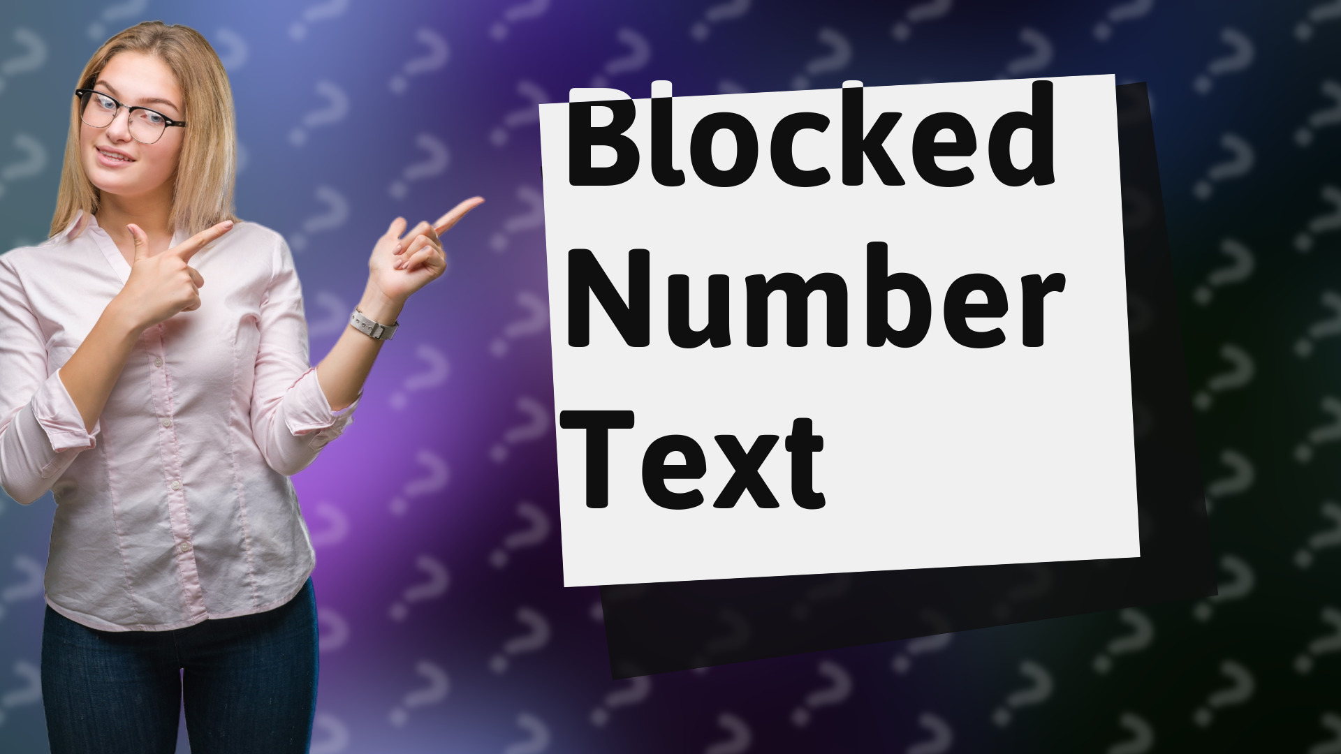 Blocked Number Text