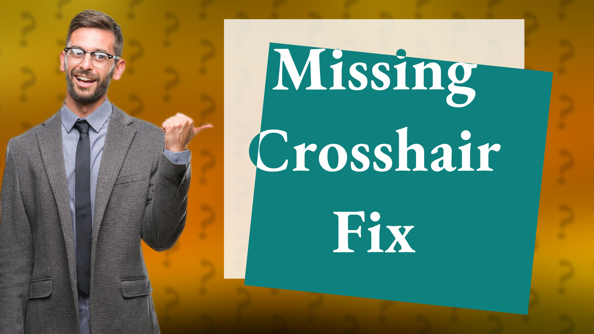Missing Crosshair Fix