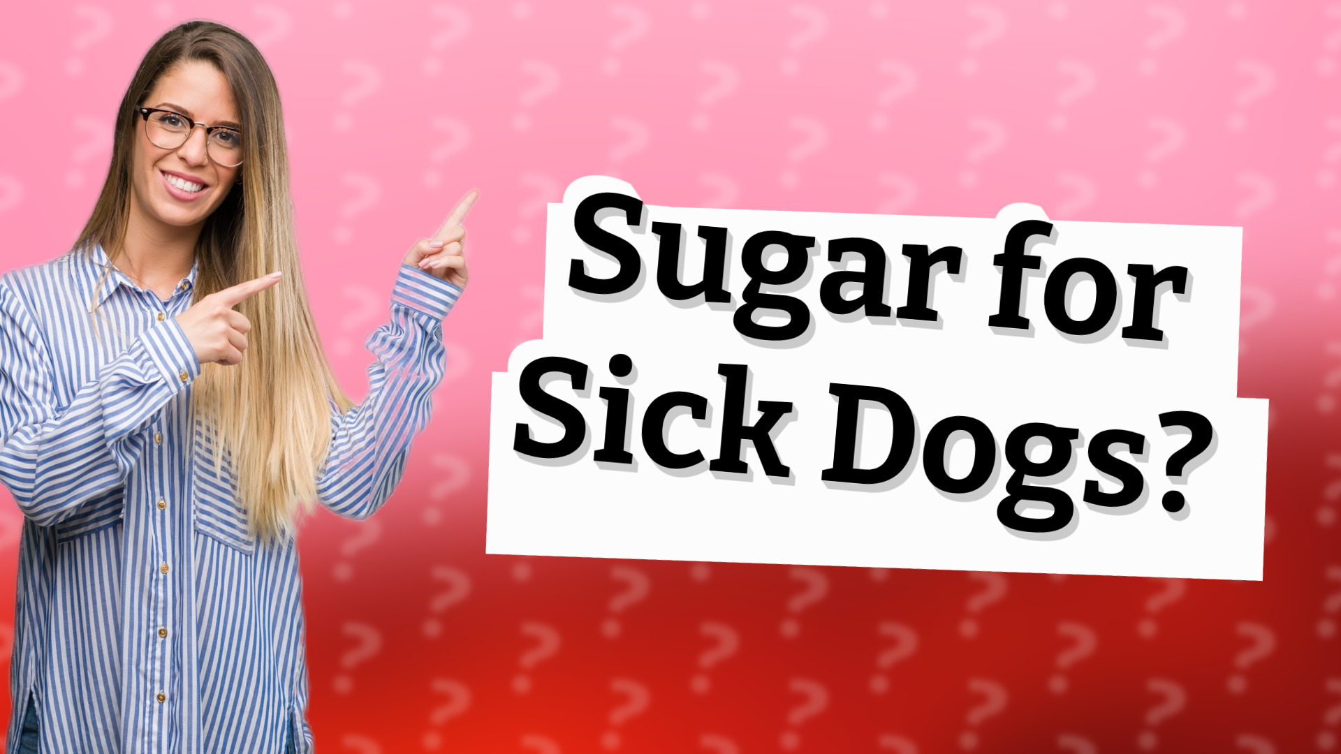 Sugar for Sick Dogs?