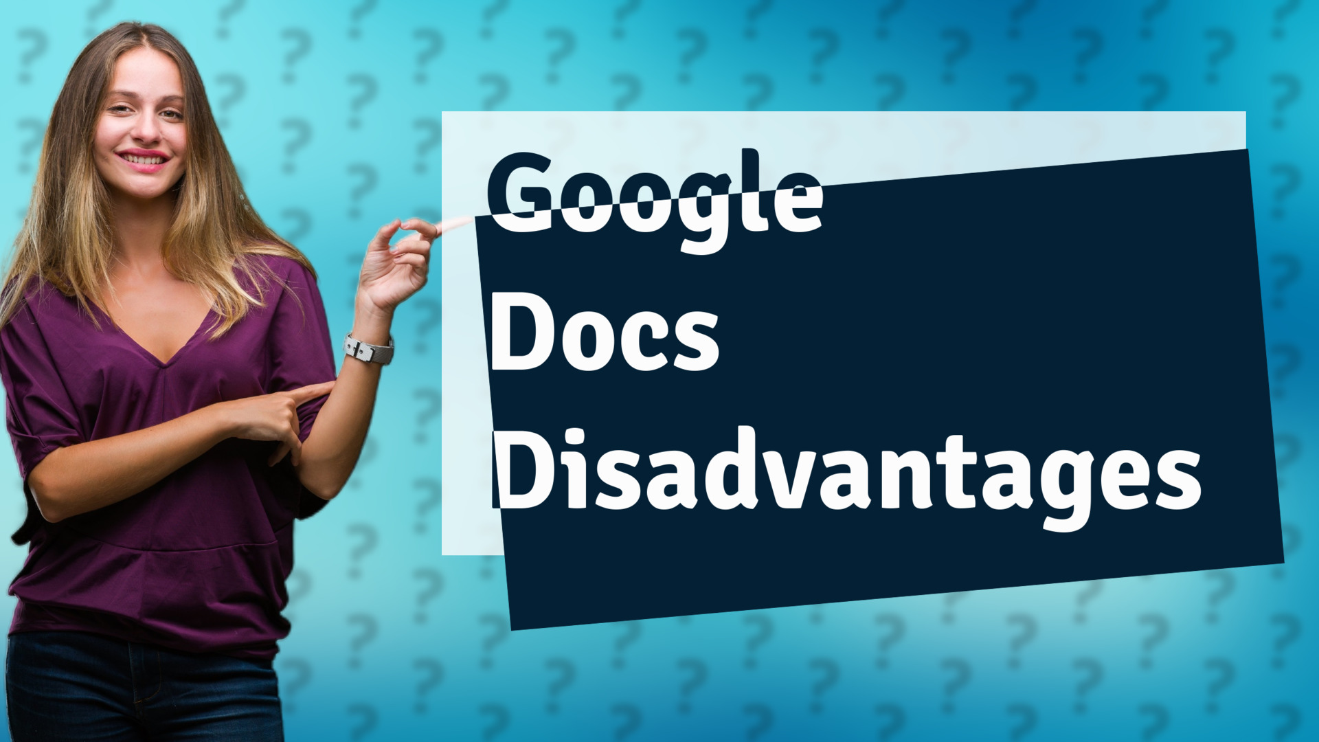 Google Docs Disadvantages