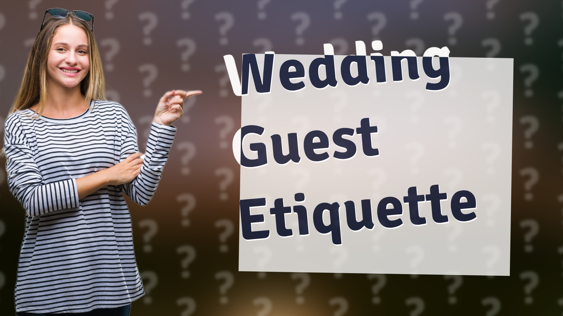 Wedding Guest Etiquette