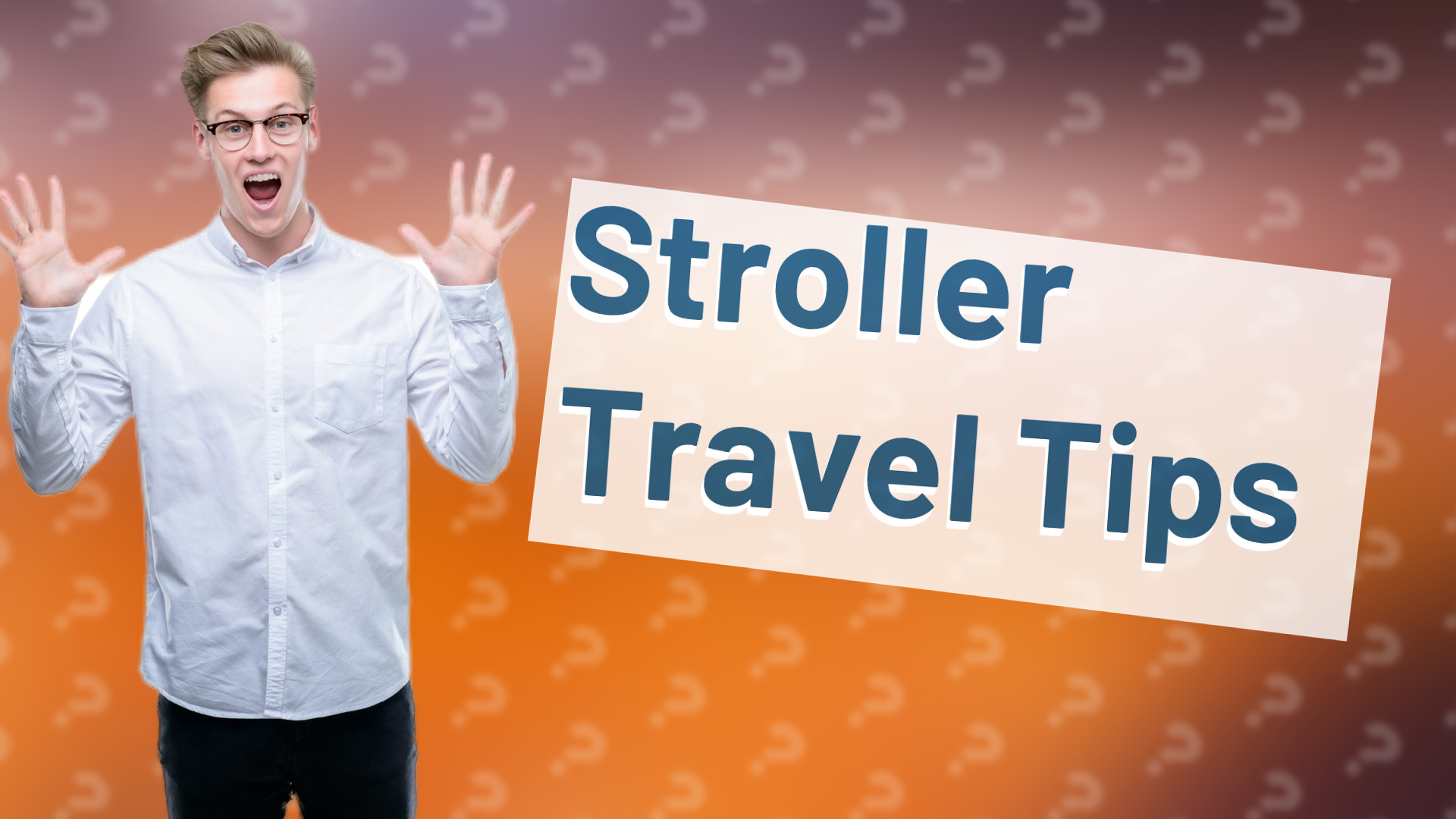 Stroller Travel Tips