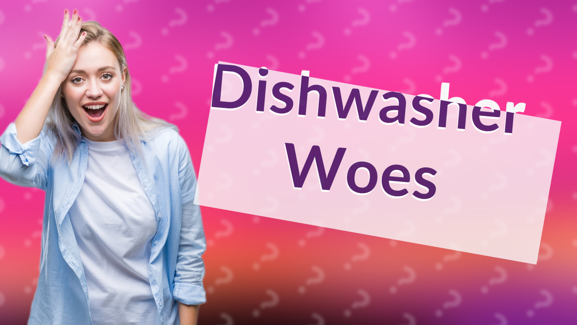 Dishwasher Woes