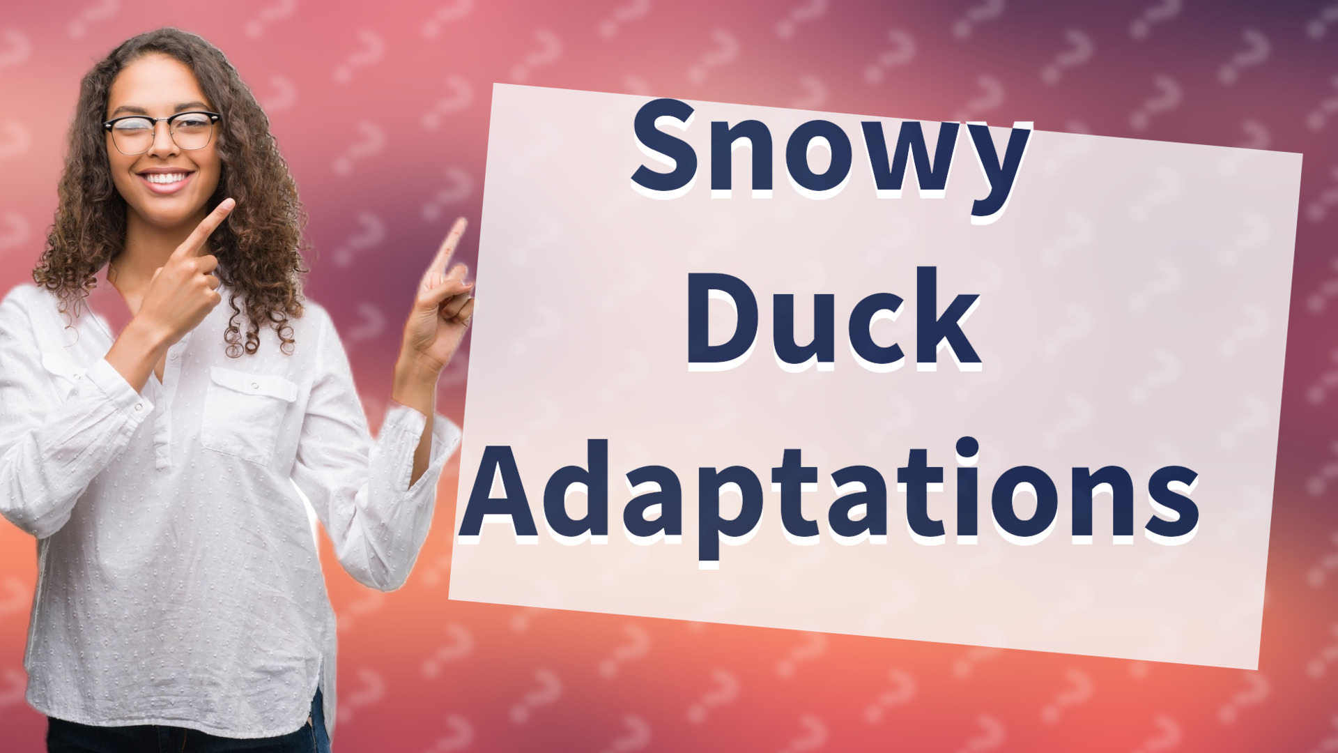 Snowy Duck Adaptations