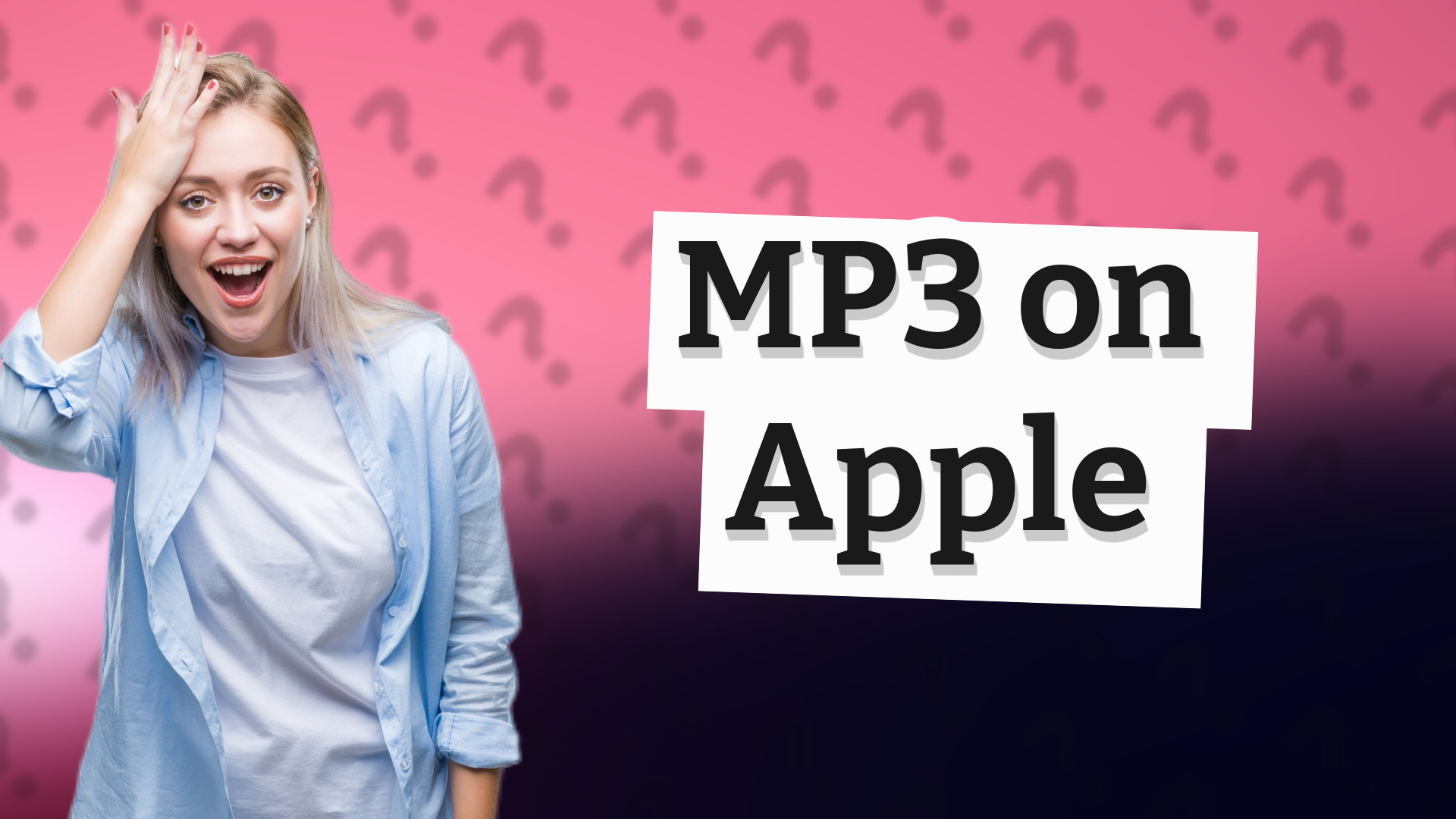 MP3 on Apple