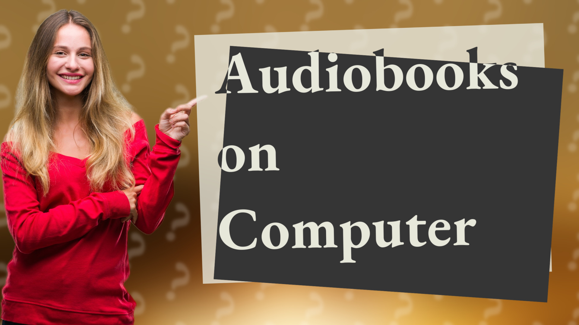 Audiobooks on Computer