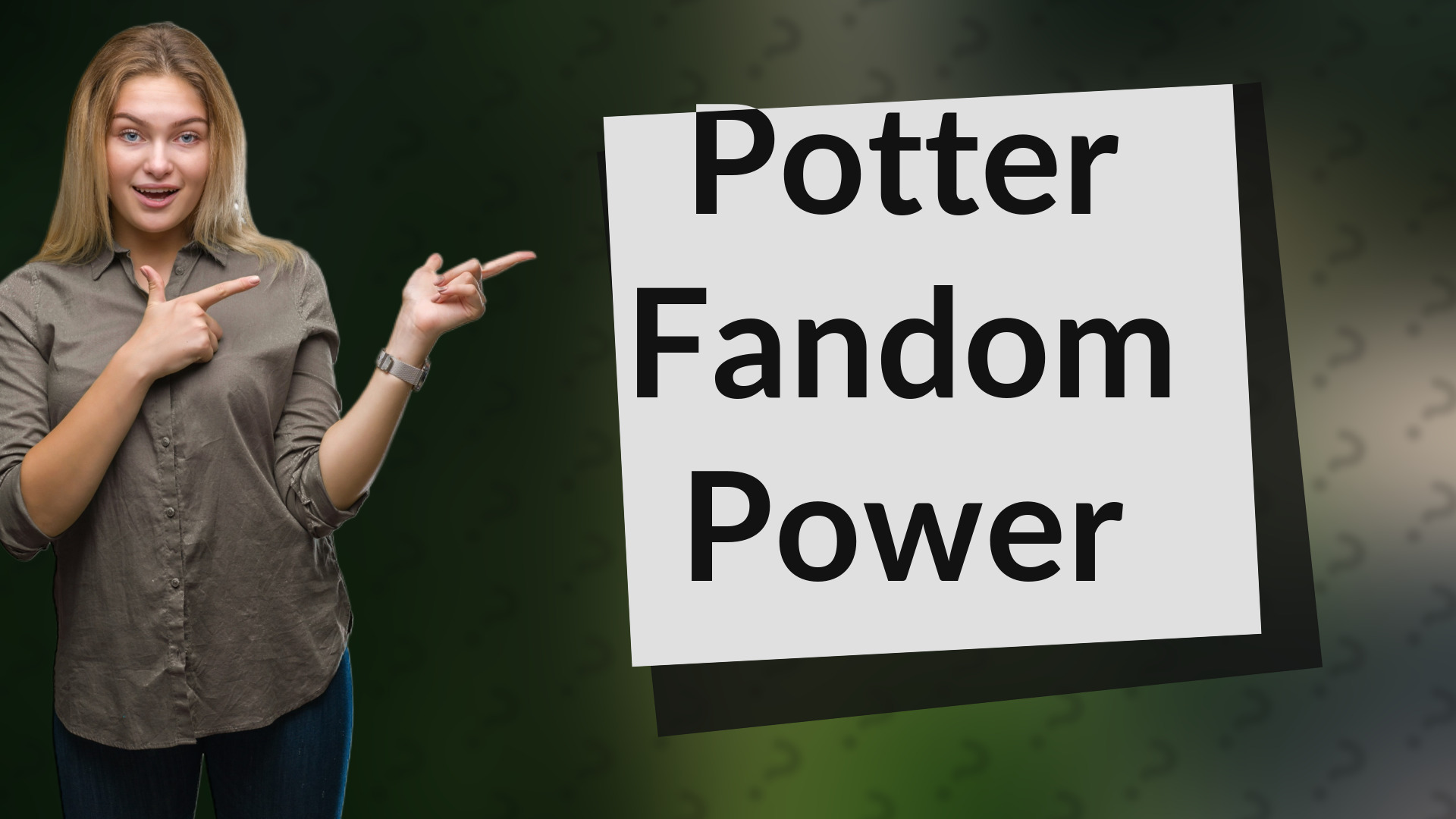 Potter Fandom Power